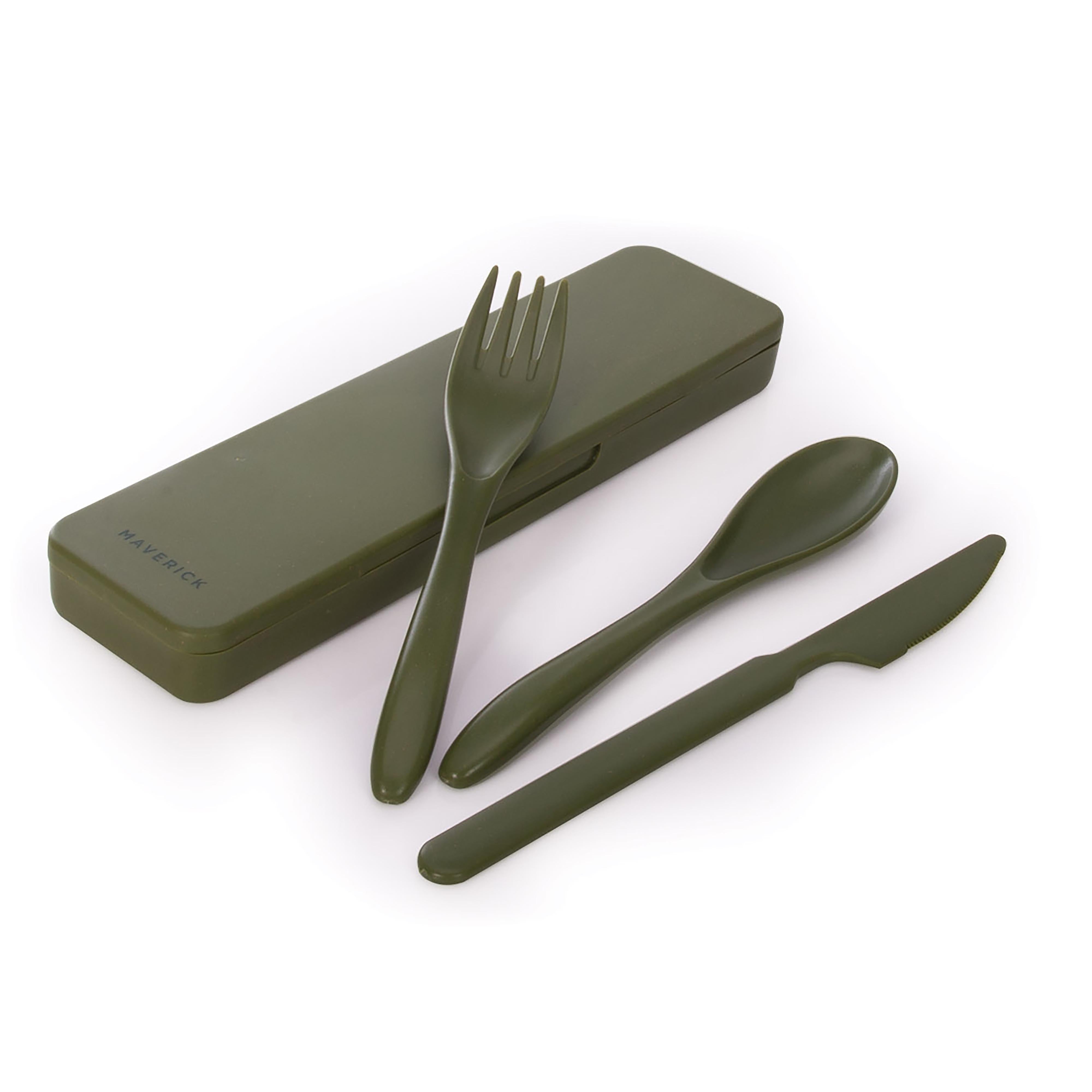 Maverick Wheat Straw Travel Cutlery Set