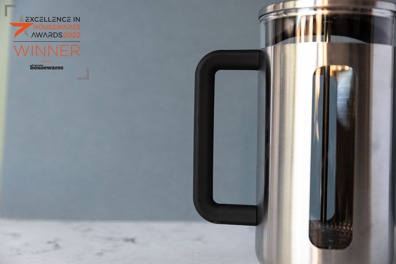 La Cafetière Pisa Brushed Stainless Steel Cafetière 8 Cup / 1L