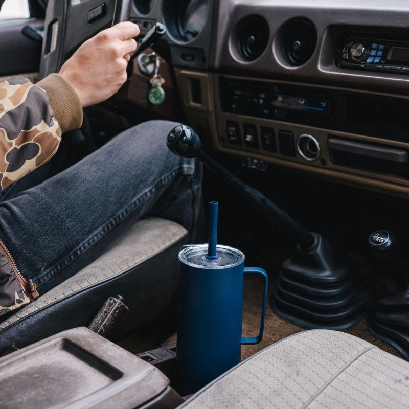MiiR All Day Straw Cup 950ml (32oz) - Tidal Blue