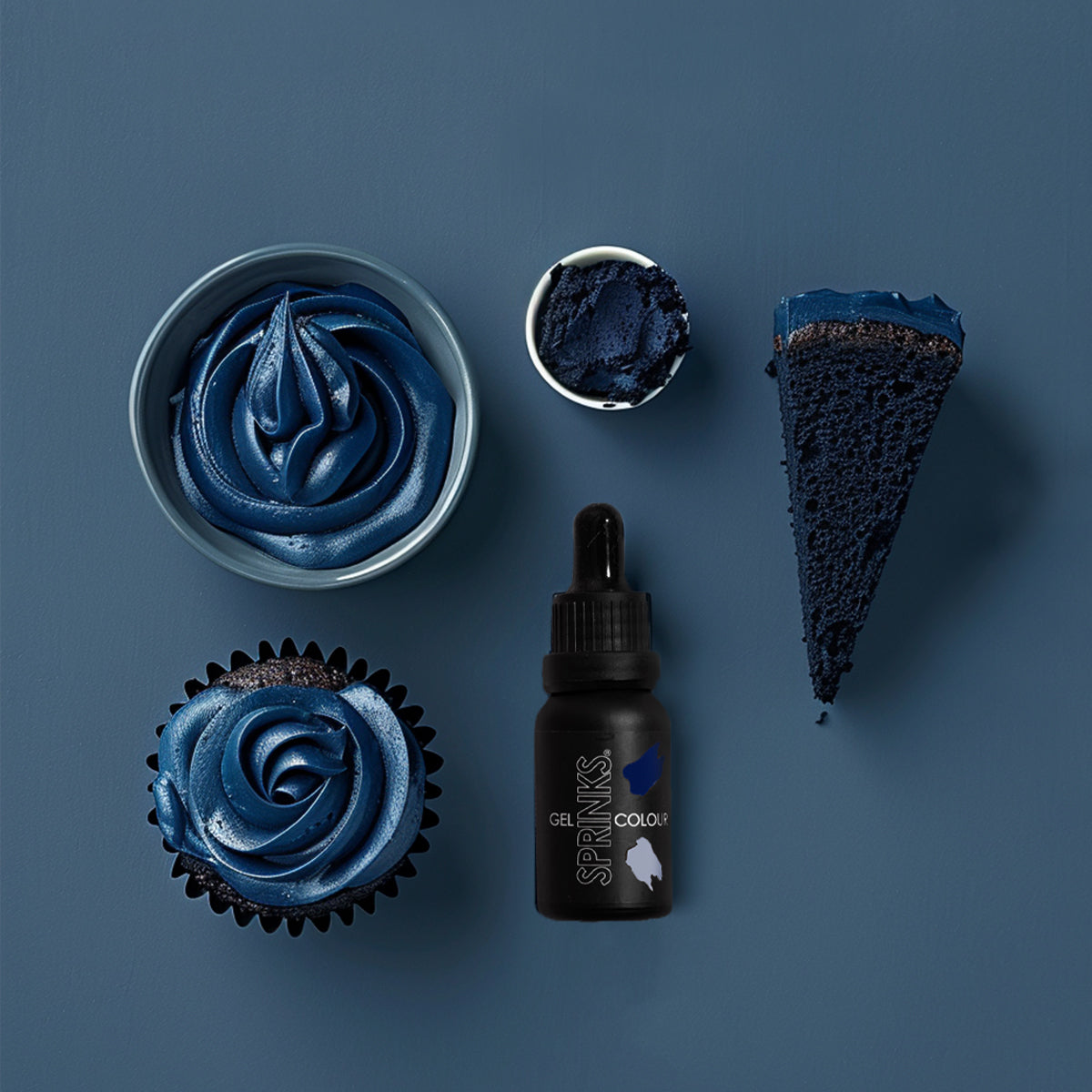Sprinks Navy Gel Colour 15ml