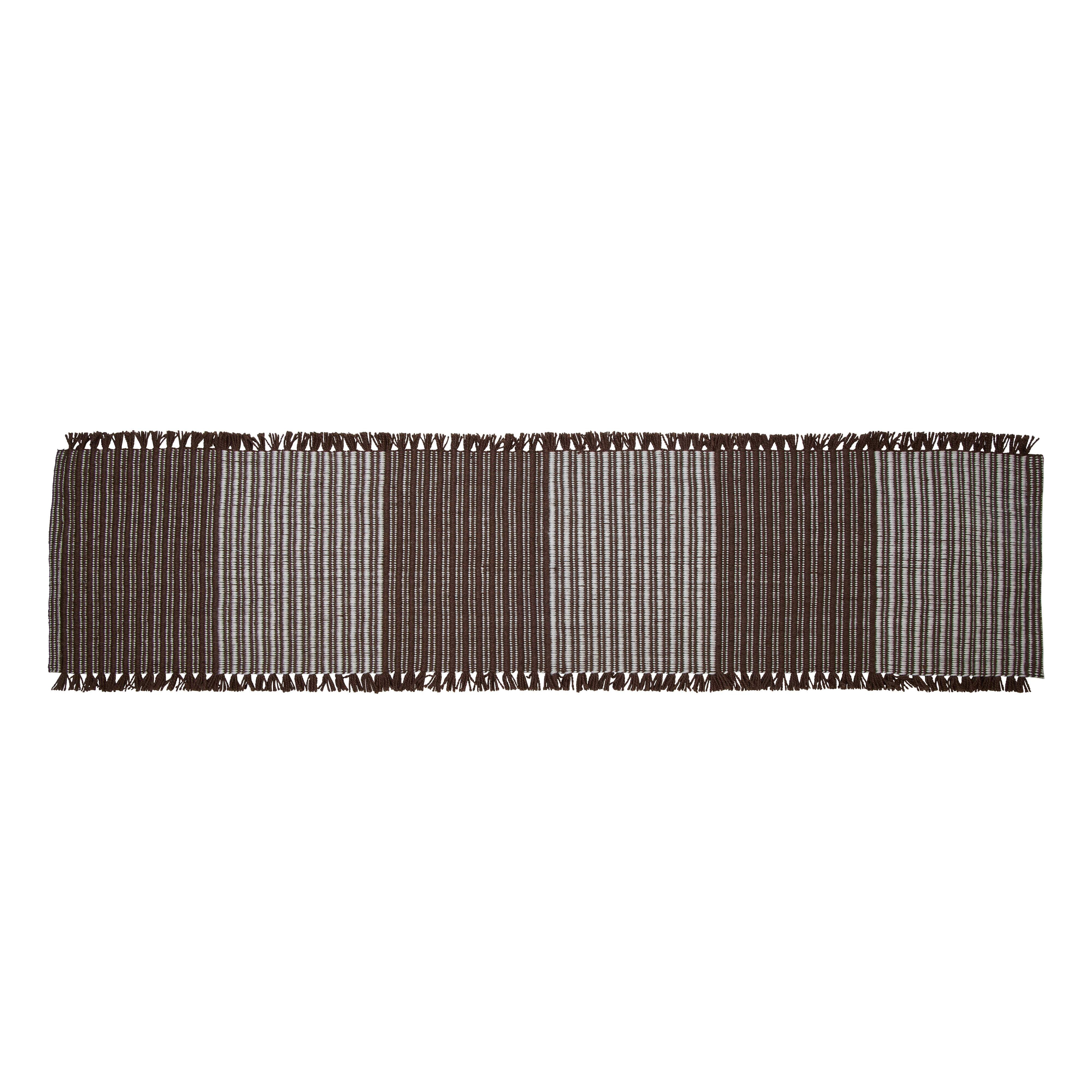 Amalfi Cai Table Runner Brown & Natural