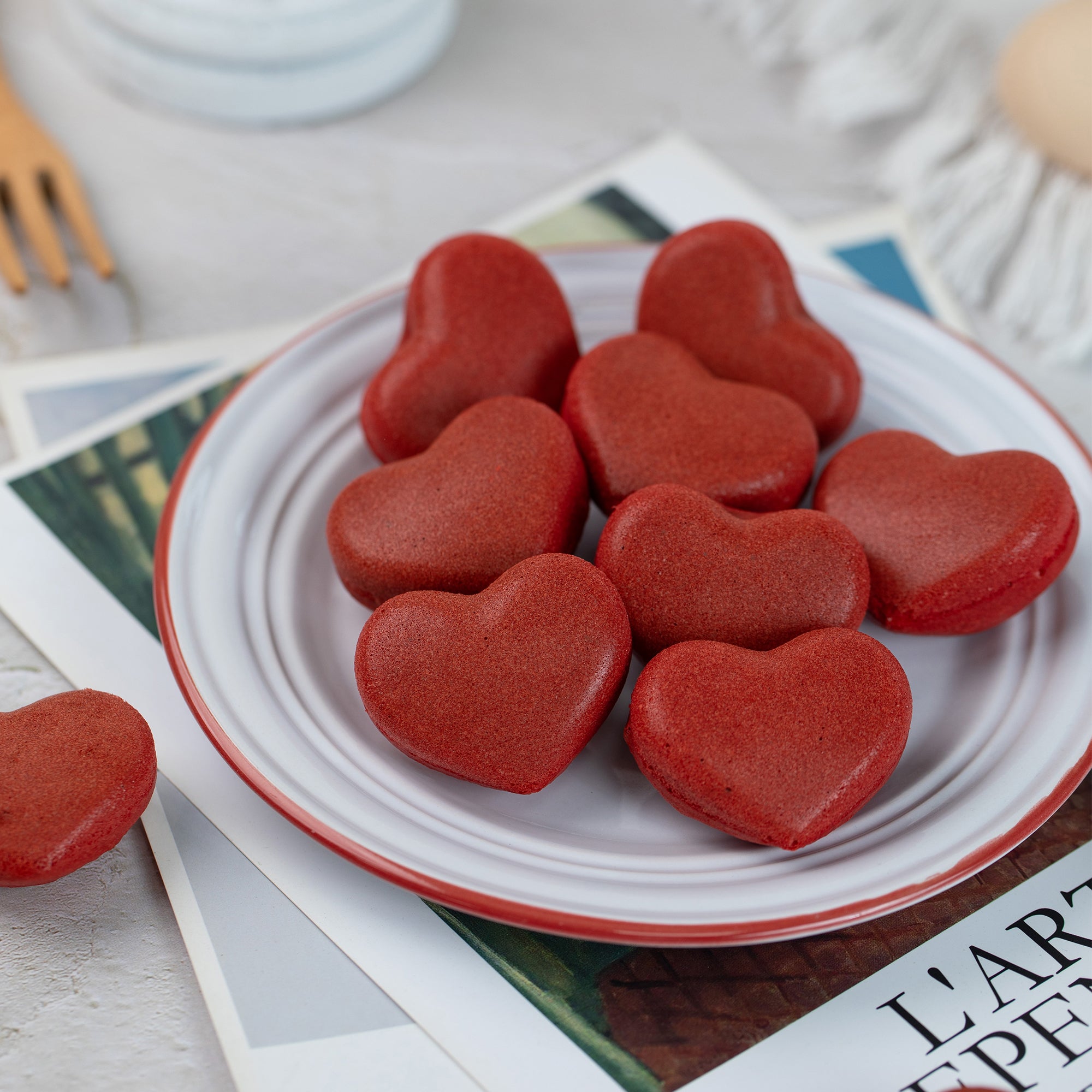 CHEFMADE Heart Cake Pan 12 Cup (WK9916)