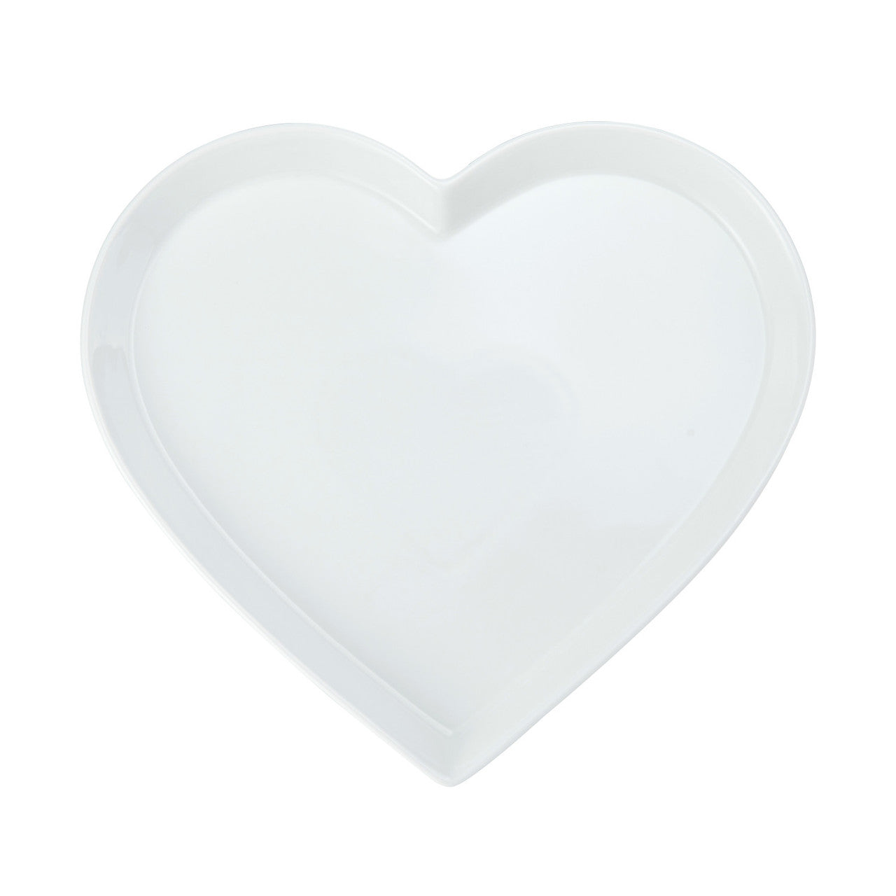 Mikasa Chalk Porcelain Heart Serving Platter 30cm (White)