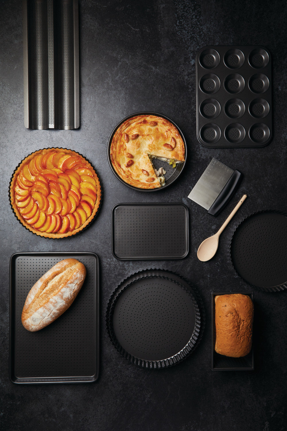 MasterCraft Crusty Bake Non Stick Baking Tray 24 x 18cm