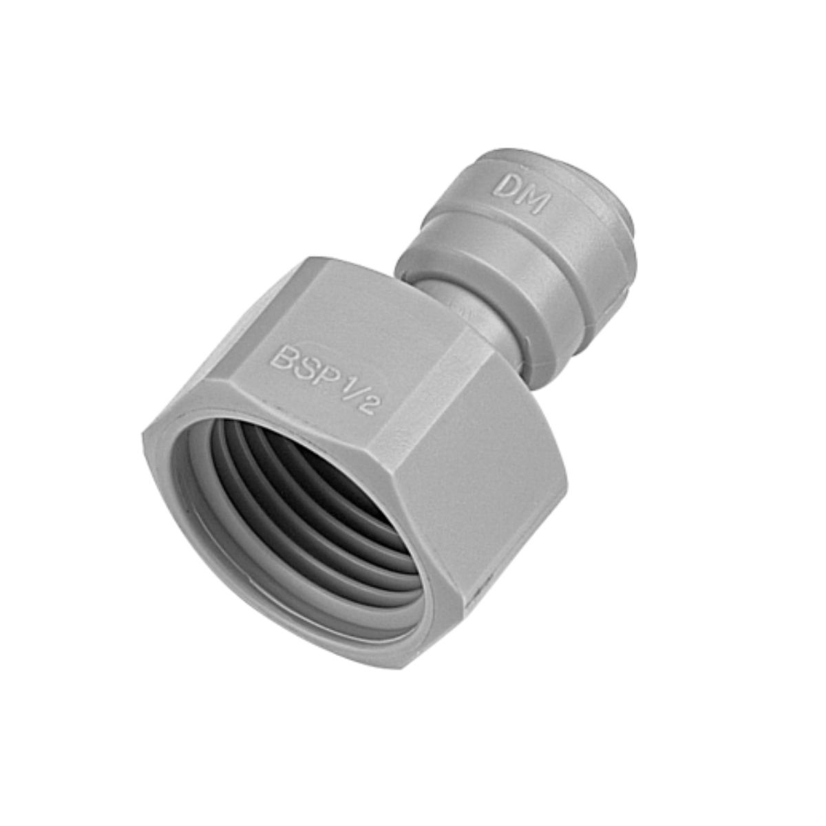 DMFit Female Adaptor 1/2" Fem BSP - 3/8" PF
