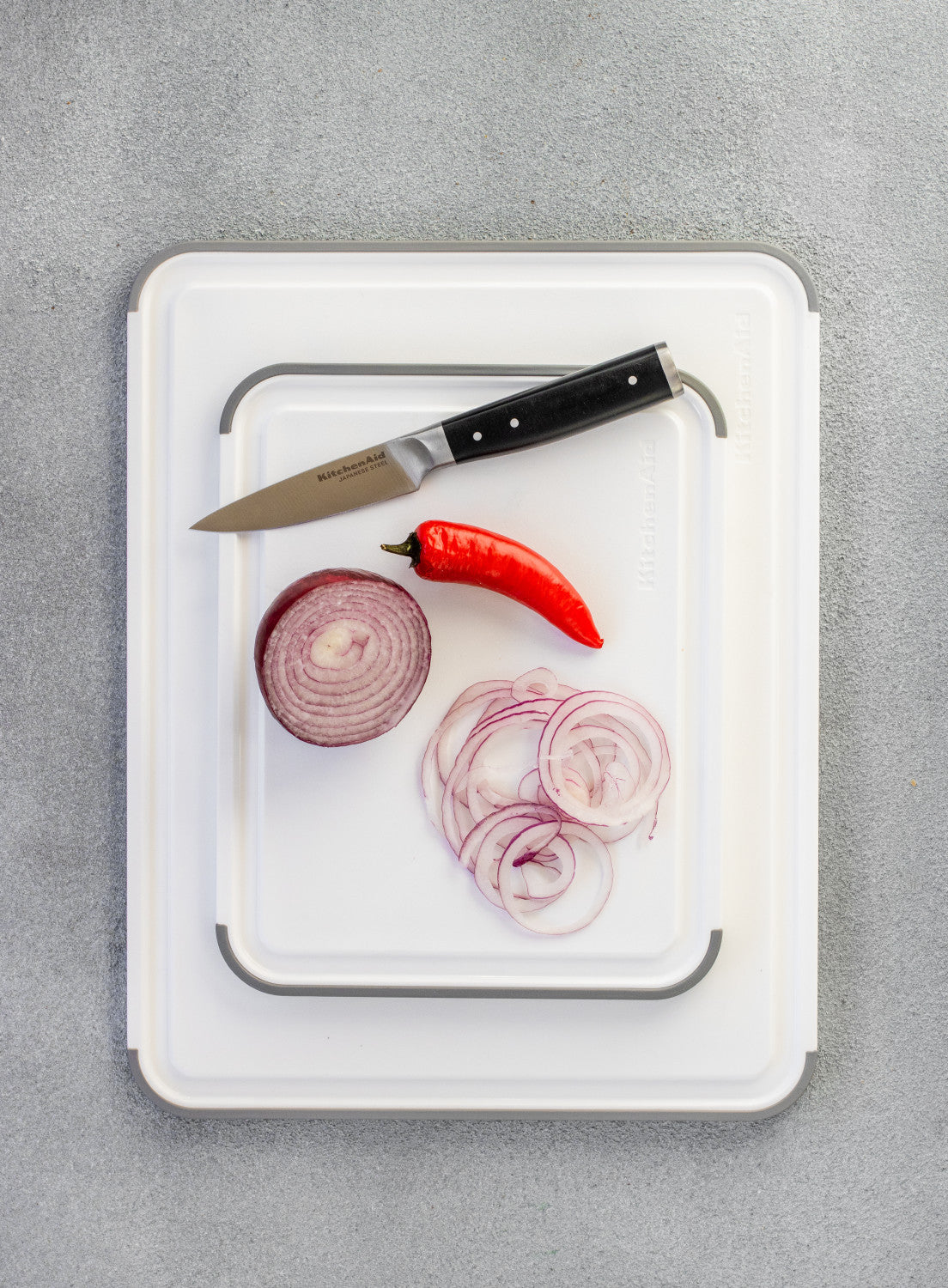 KitchenAid Classic Polypropylene Non-Slip Chopping Board 20 x 25cm
