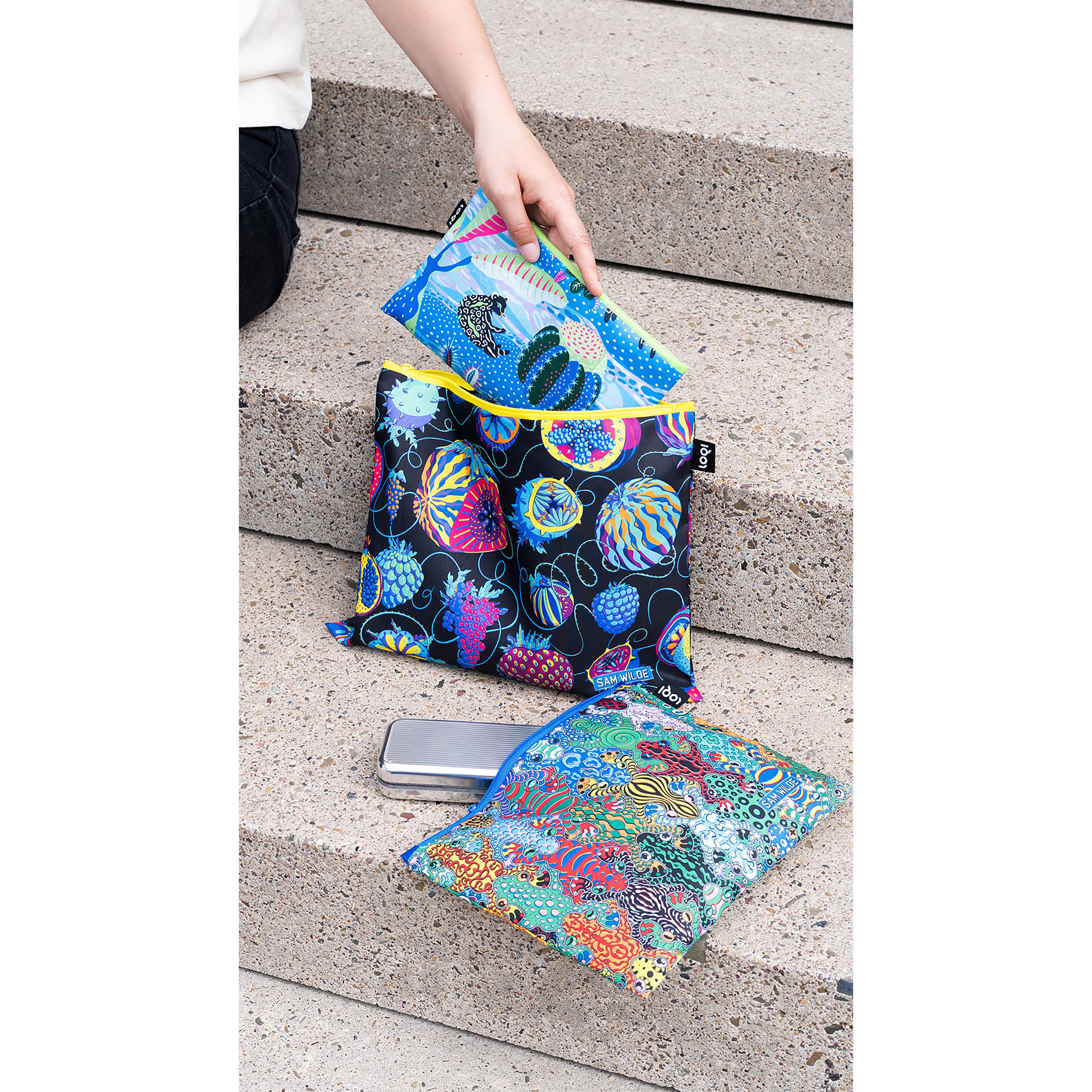 LOQI Sam Wilde Zip Pockets 3 Piece Set