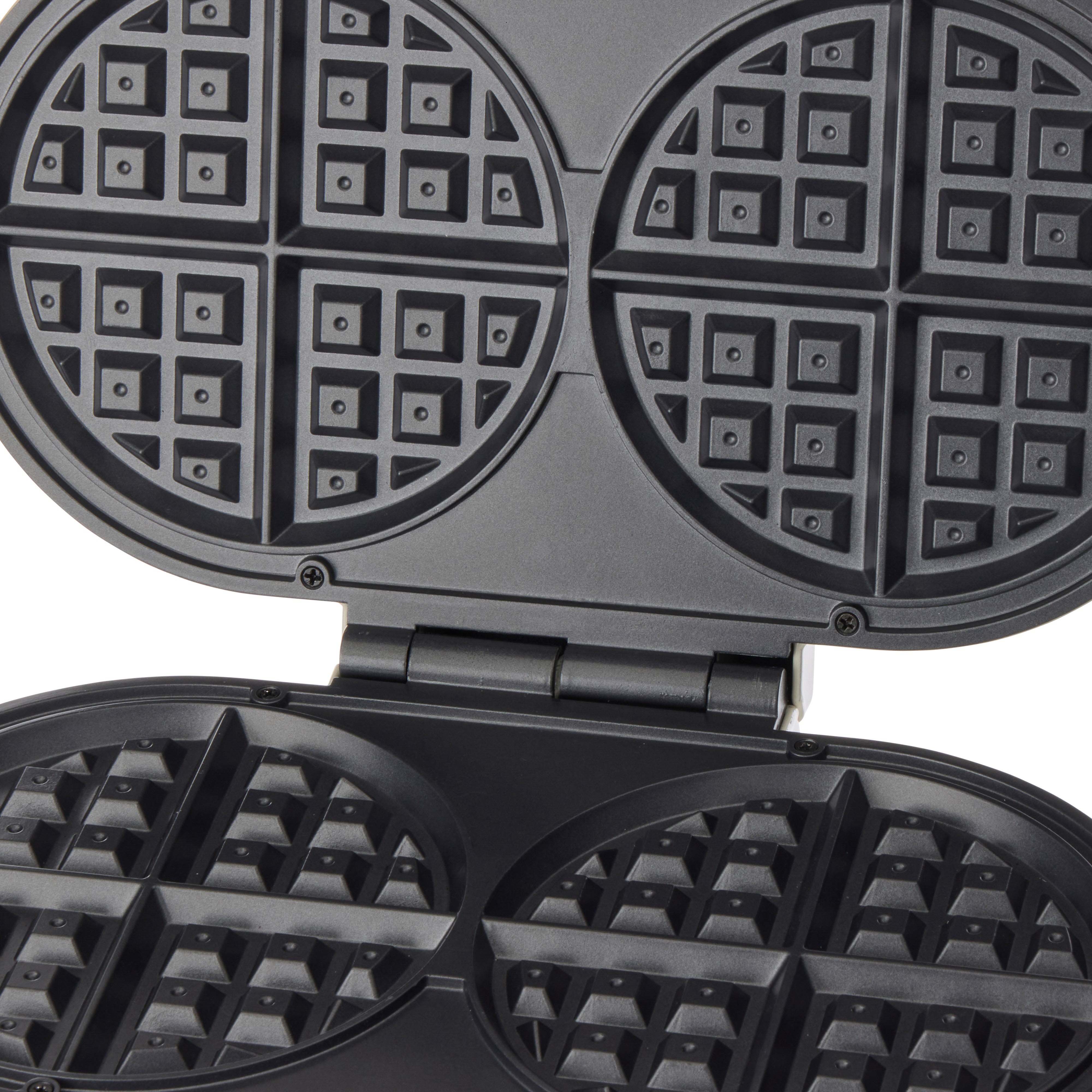Davis & Waddell Electric Double Belgian Waffle Maker Cream