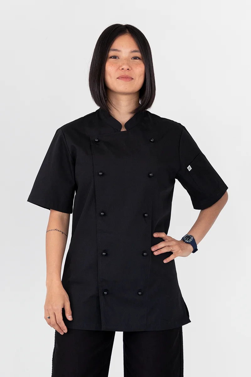 Aussie Chef Alex Classic Black Jacket - 2XL