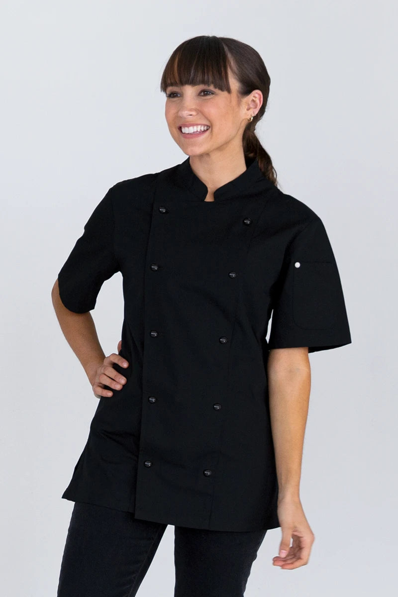 Aussie Chef Alex Classic Black Jacket - XS