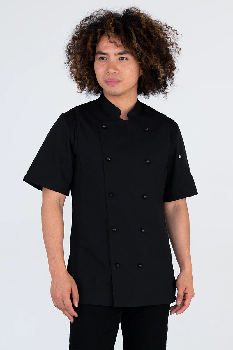 Aussie Chef Alex Cool Mesh Black Jacket - M