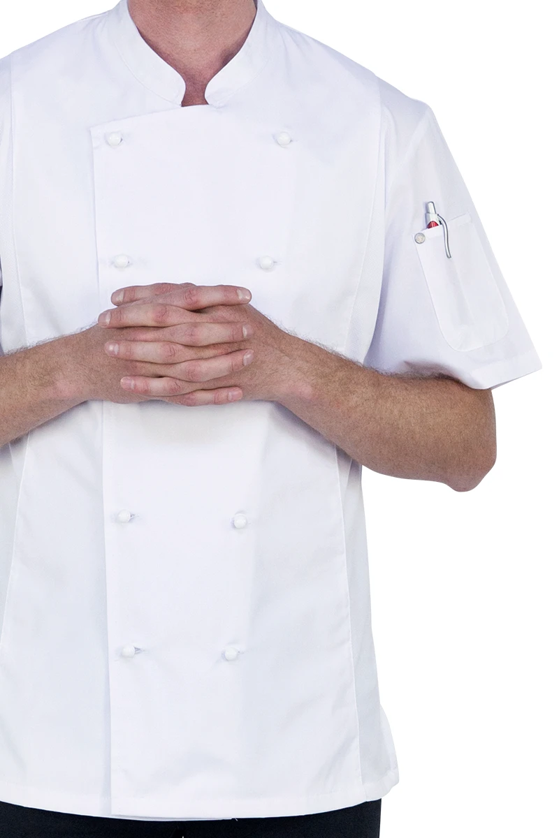 Aussie Chef Alex Cool Mesh White Jacket - XL