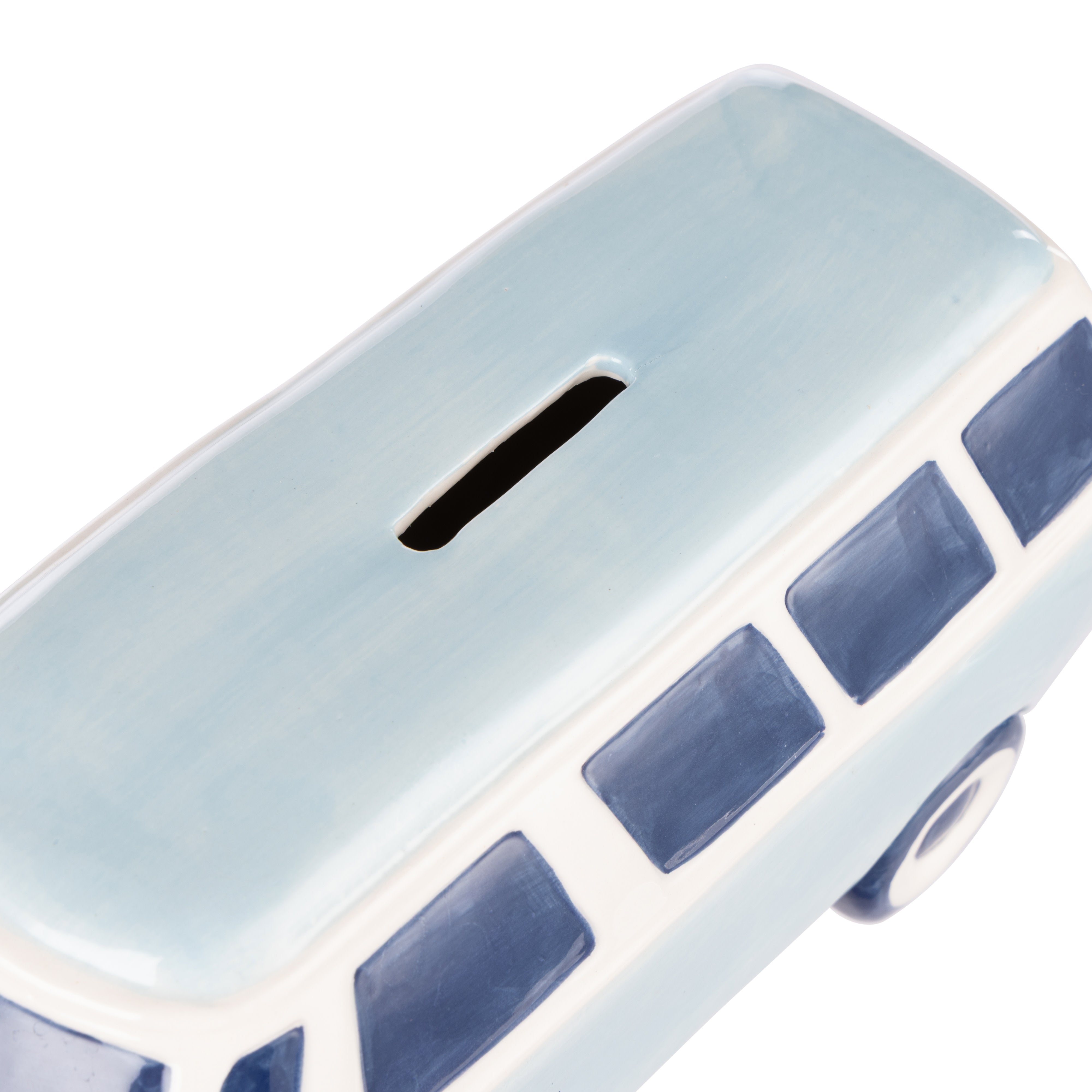 Emporium Combi Money Bank White & Blue
