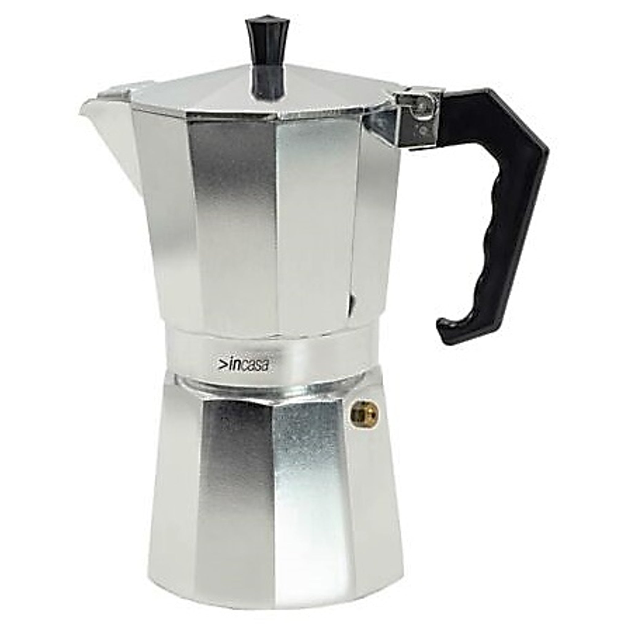 Incasa Alloy Moka Coffee Percolator (9 Cup)