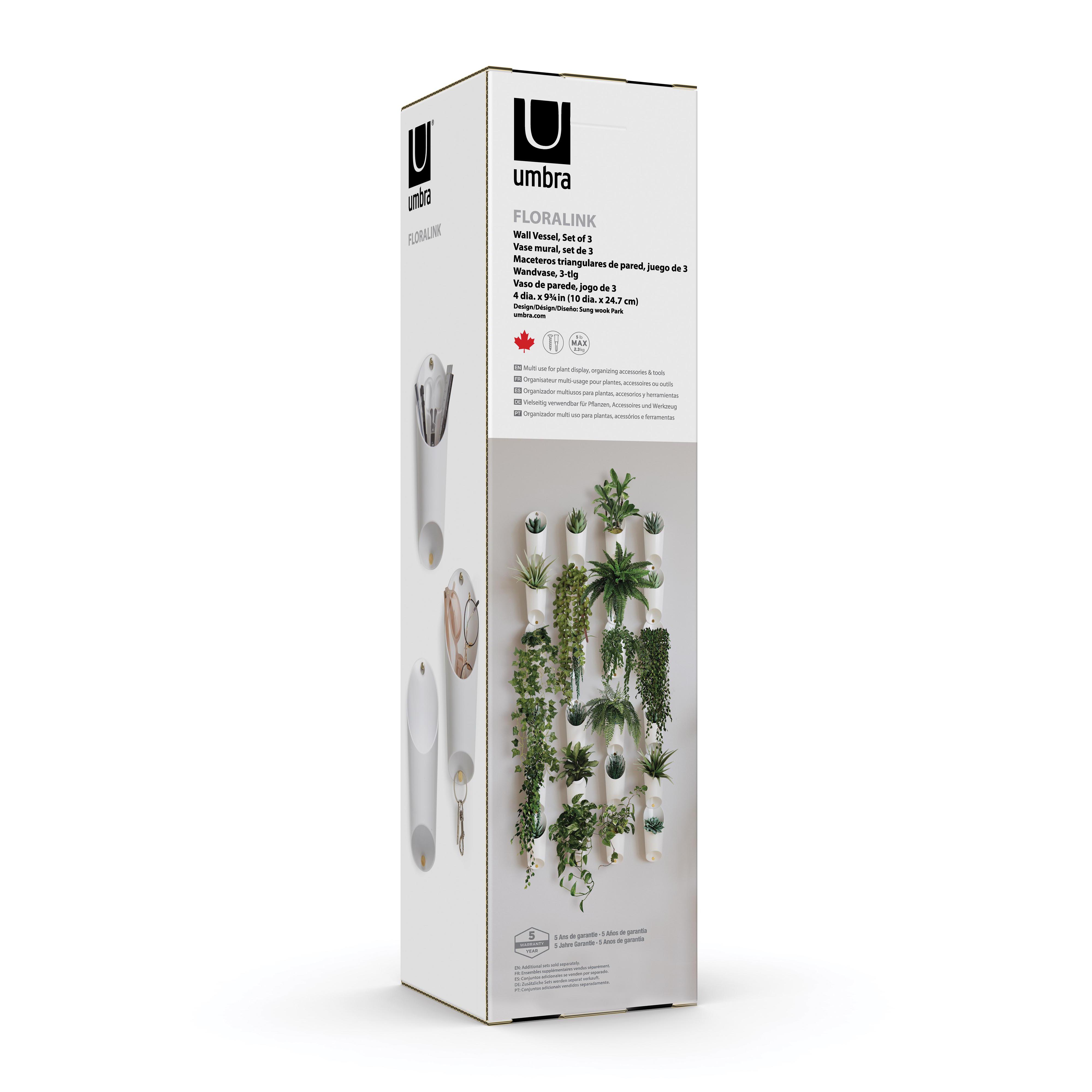 Umbra Floralink Wall Vessel