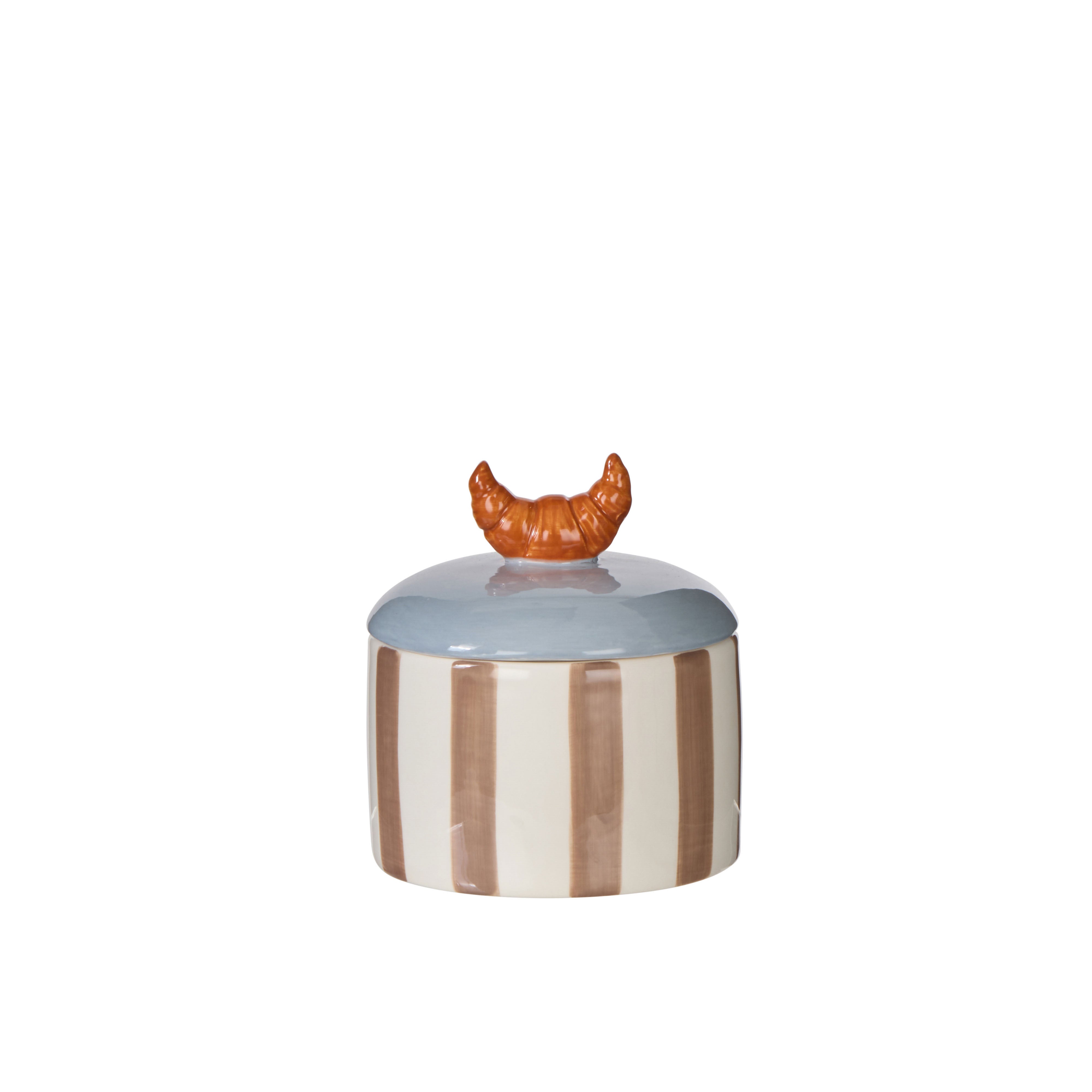 Emporium Colette Croissant Stripe Cannister Multi-Coloured