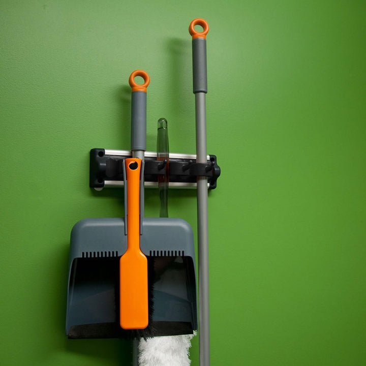 Casabella Grook 4 Hook Utility Tool Holder Black