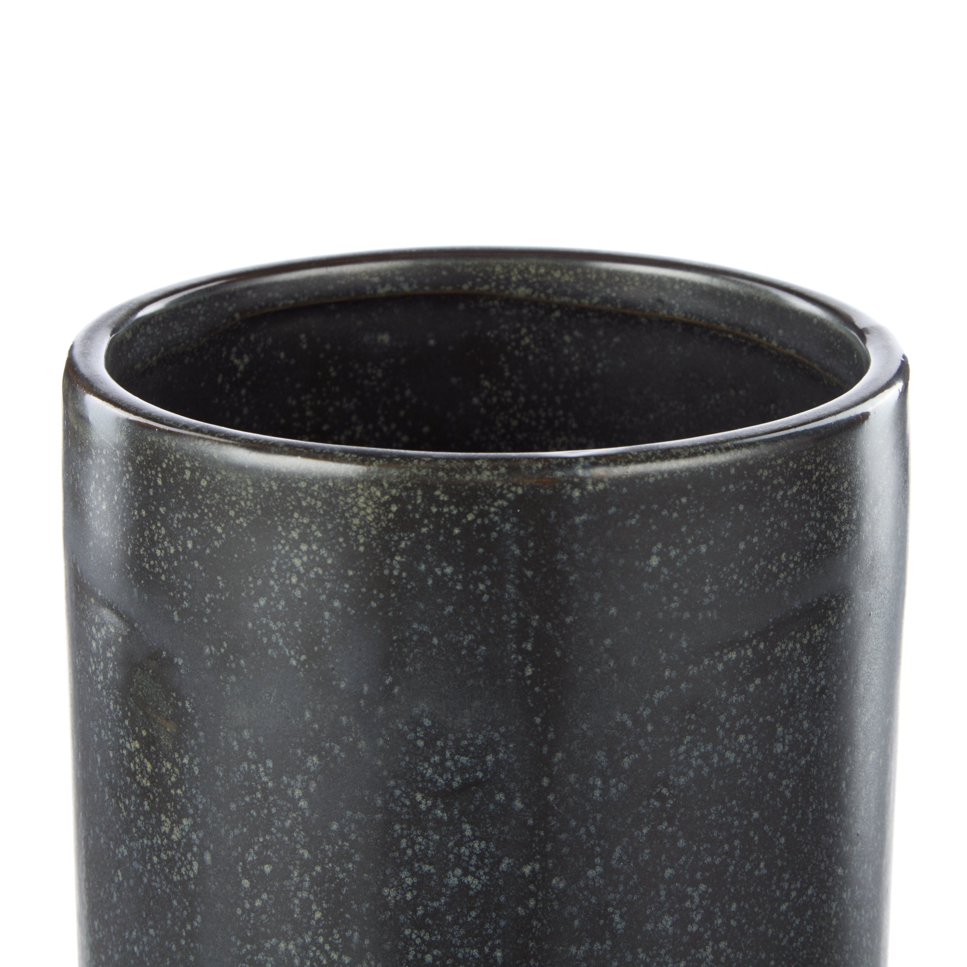 Amalfi Ponti Stoneware Vase Black