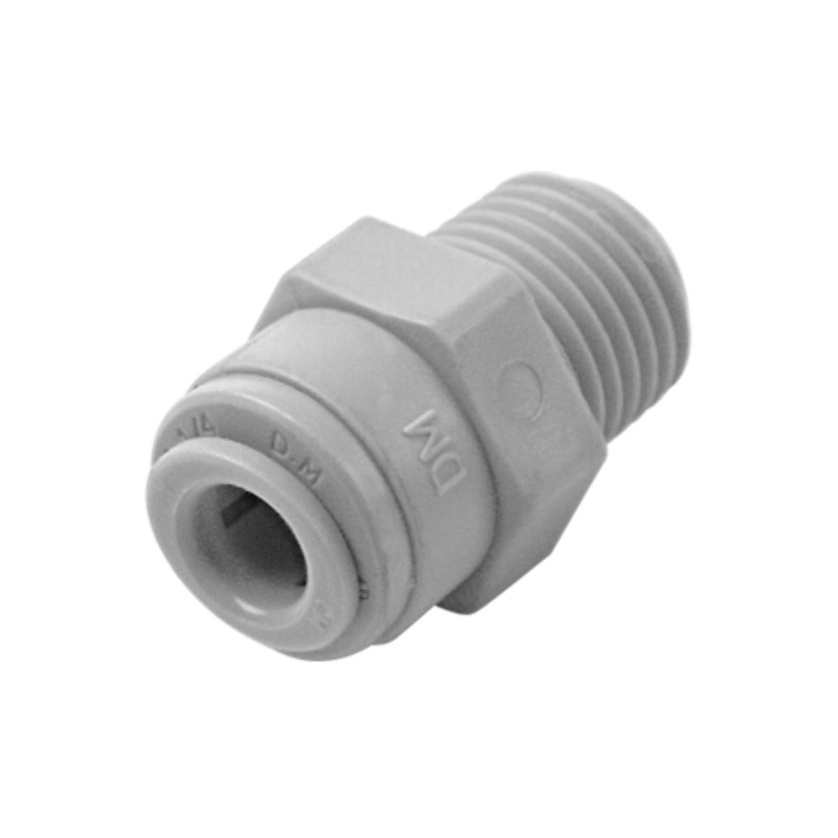 DMFit Straight Adaptor 3/8" BSPT - 3/8" PF