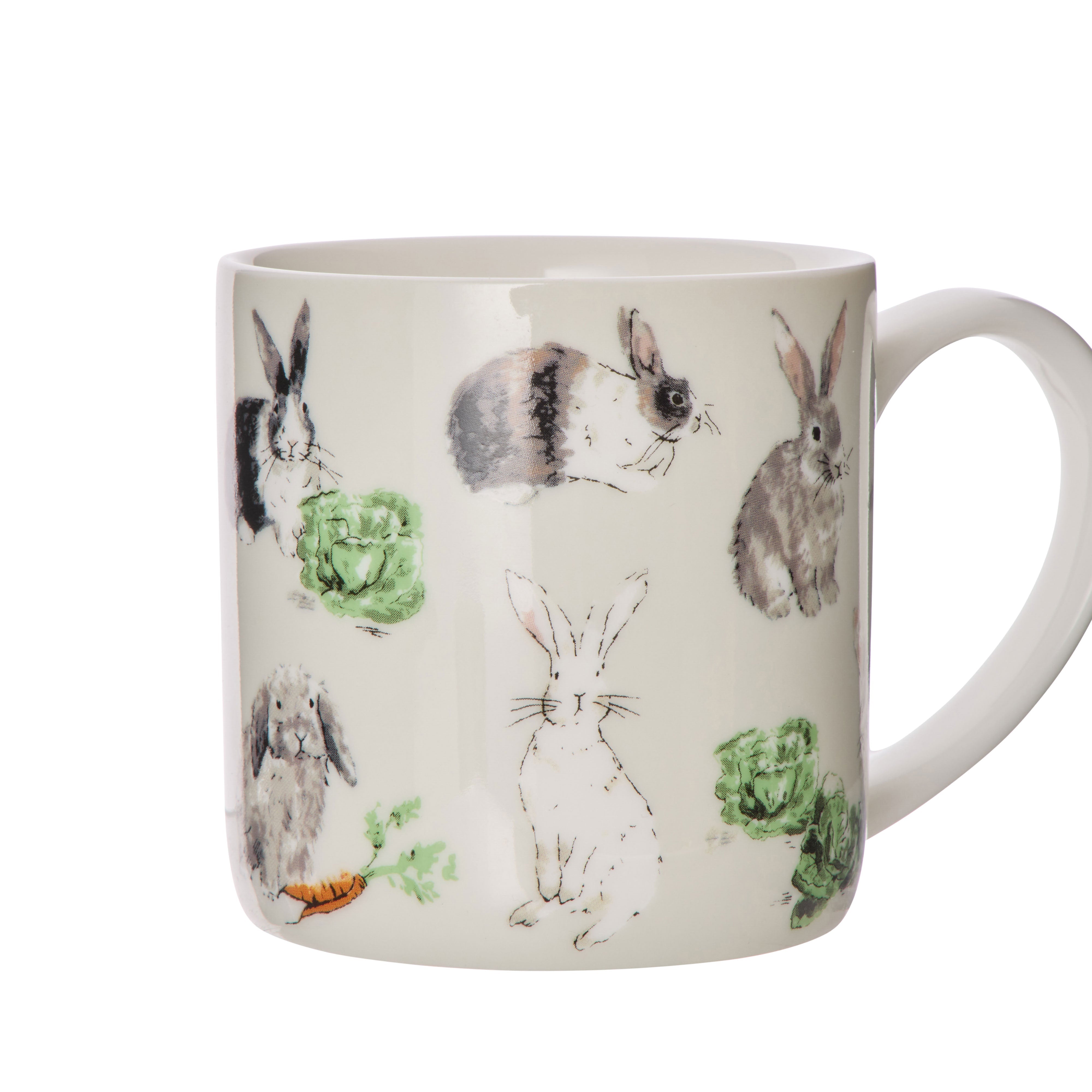 Ulster Weavers Rabbit Patch New Bone China Mug Multi-Coloured
