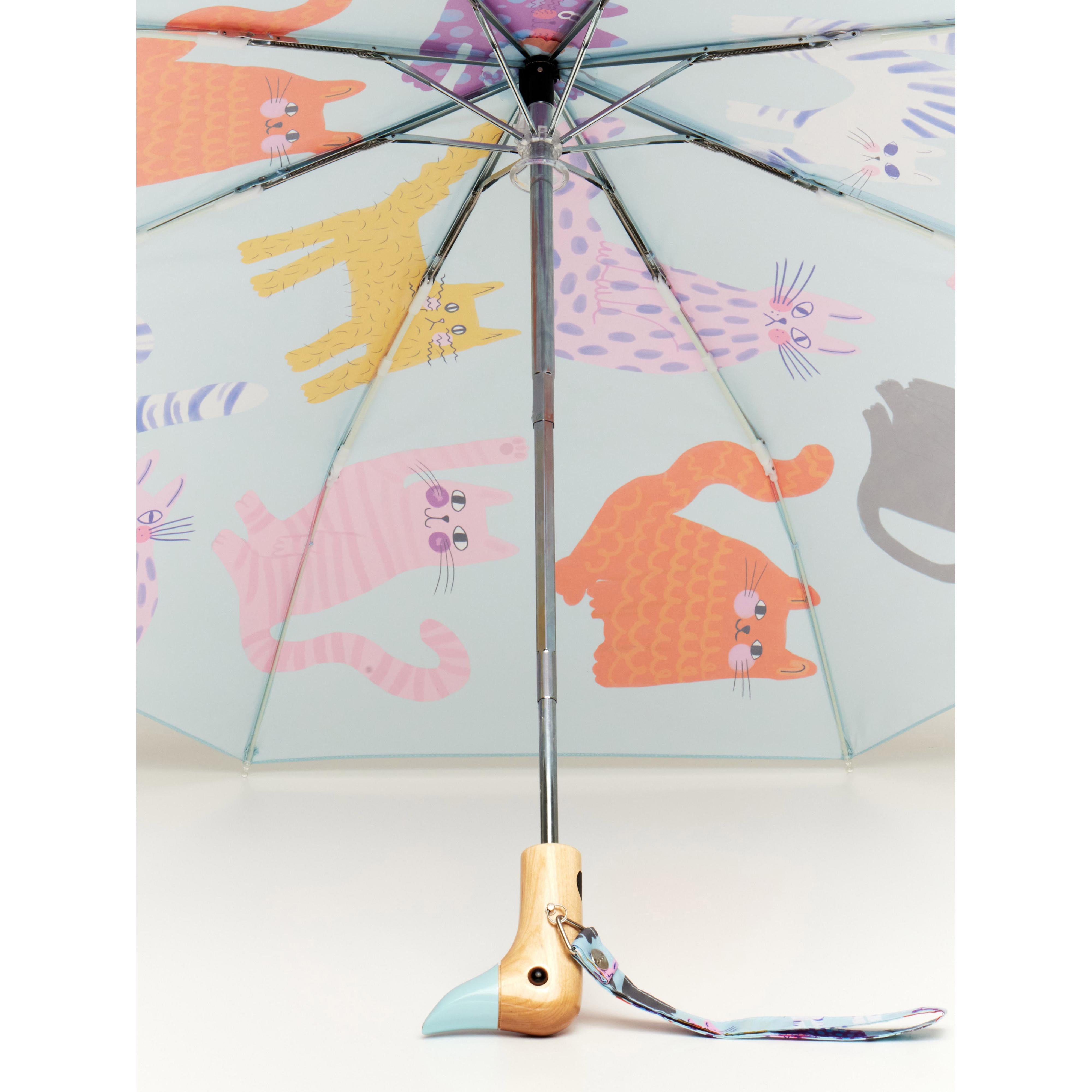 Original Duckhead Duck Umbrella Compact Arty Cats Ice