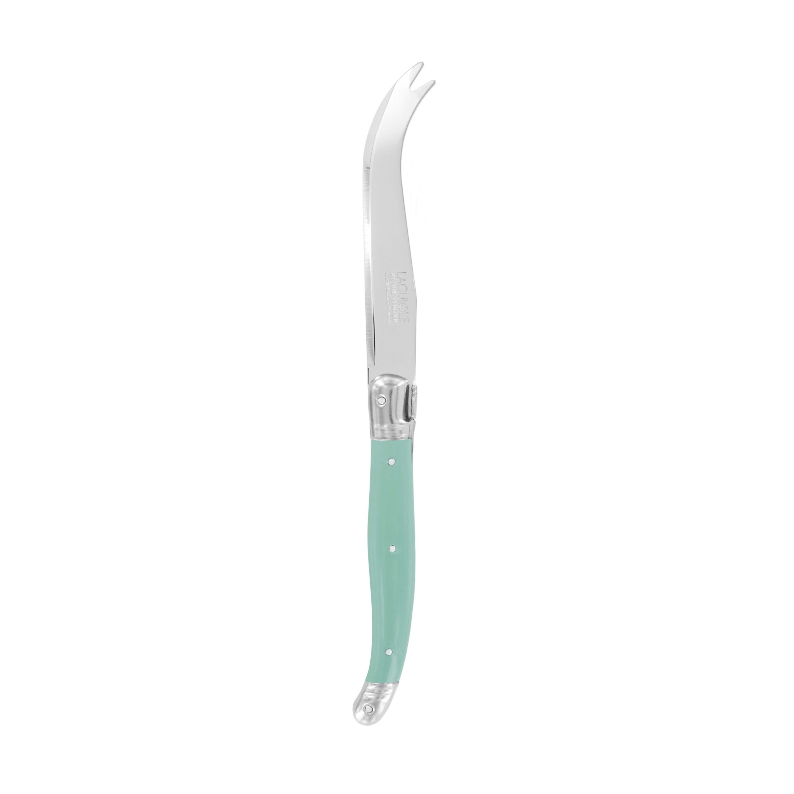 Laguiole André Verdier Debutant Cheese Knife - Sage