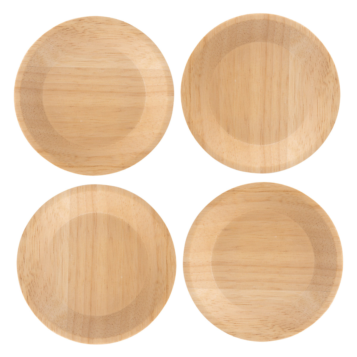 Davis & Waddell Cantina Mini Serving Plates 4 Piece Set Rubber Wood