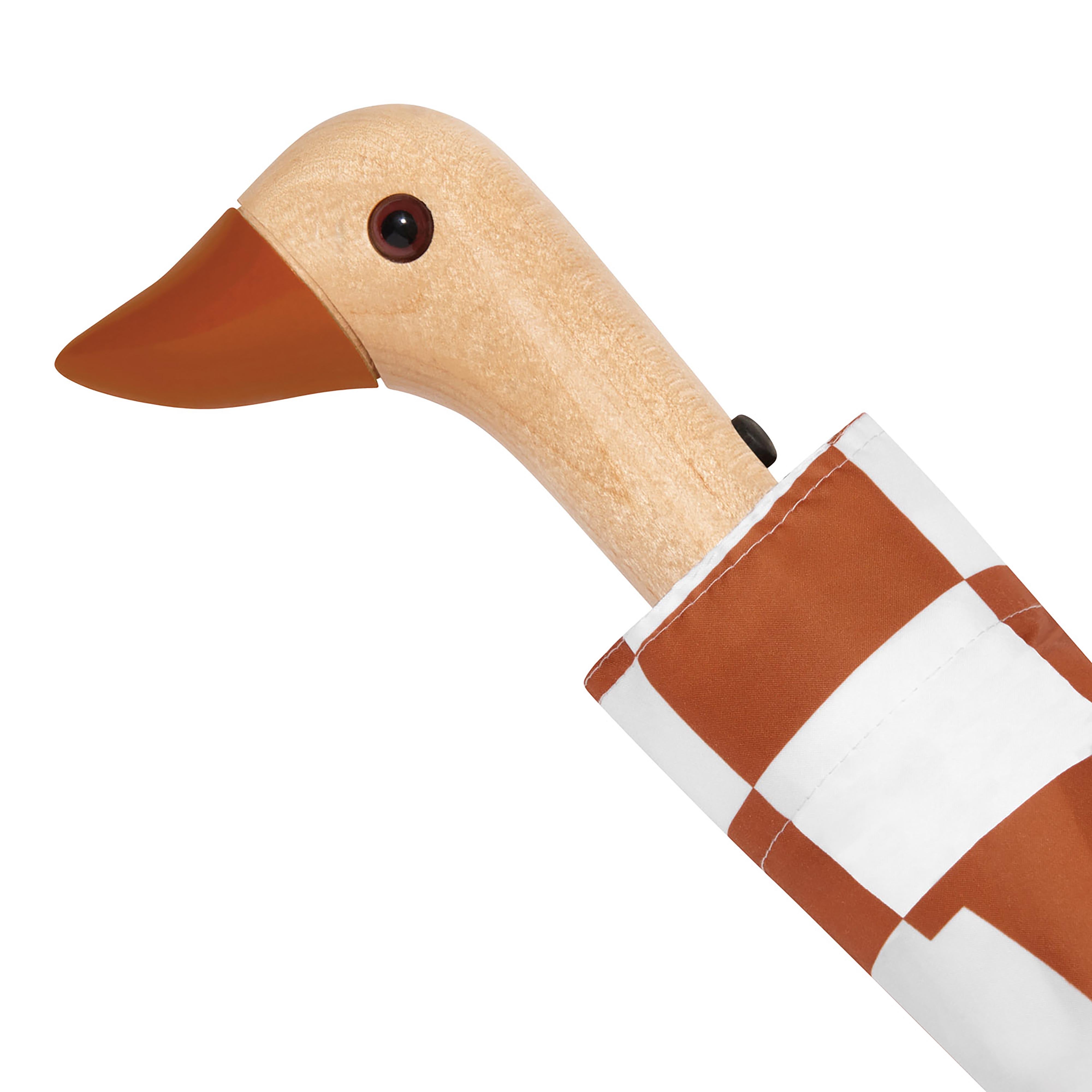 Original Duckhead Duck Umbrella Compact Peanut Butter Checks