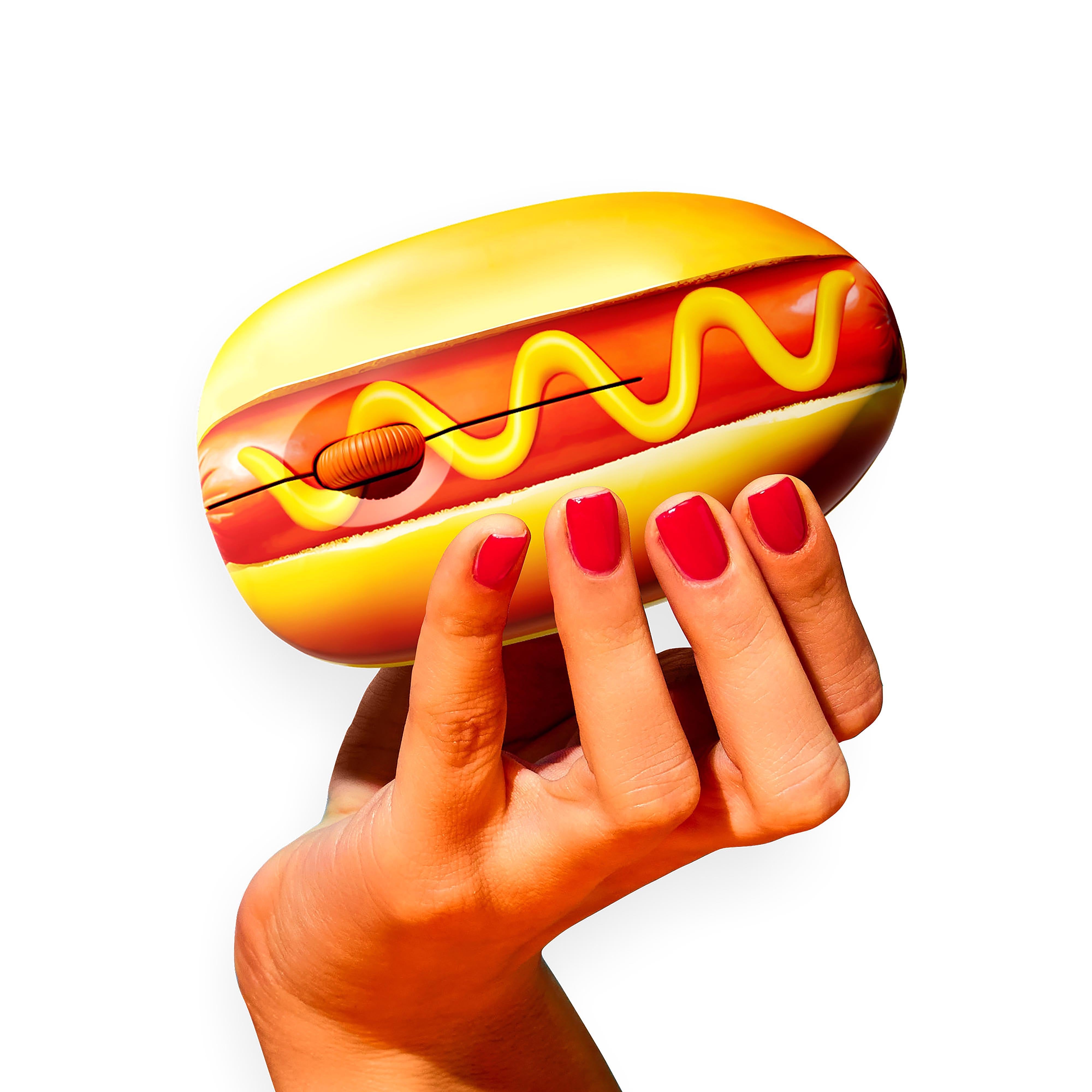 Mustard Hot Dog Mouse