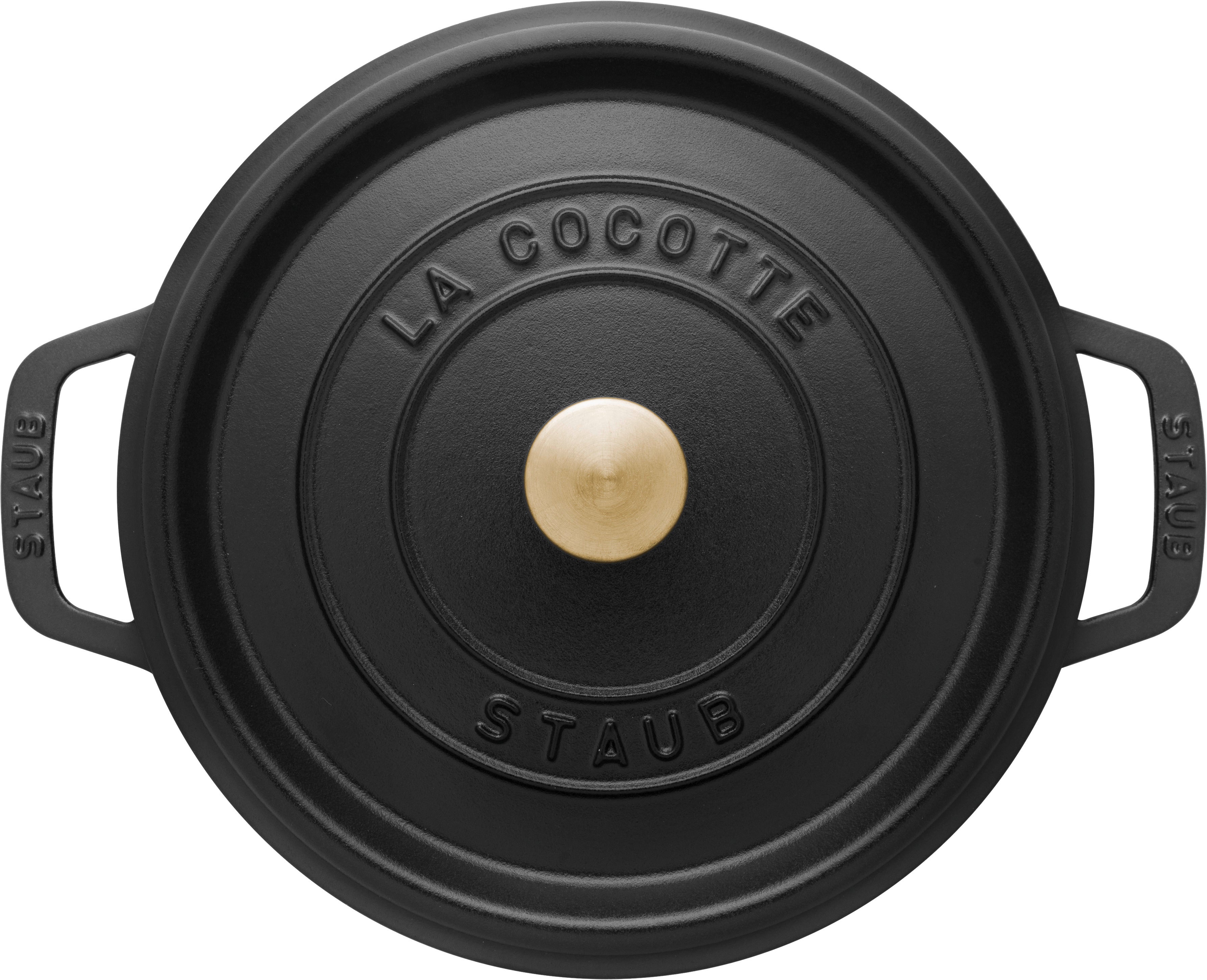 Staub Round Cocotte - 28cm Black