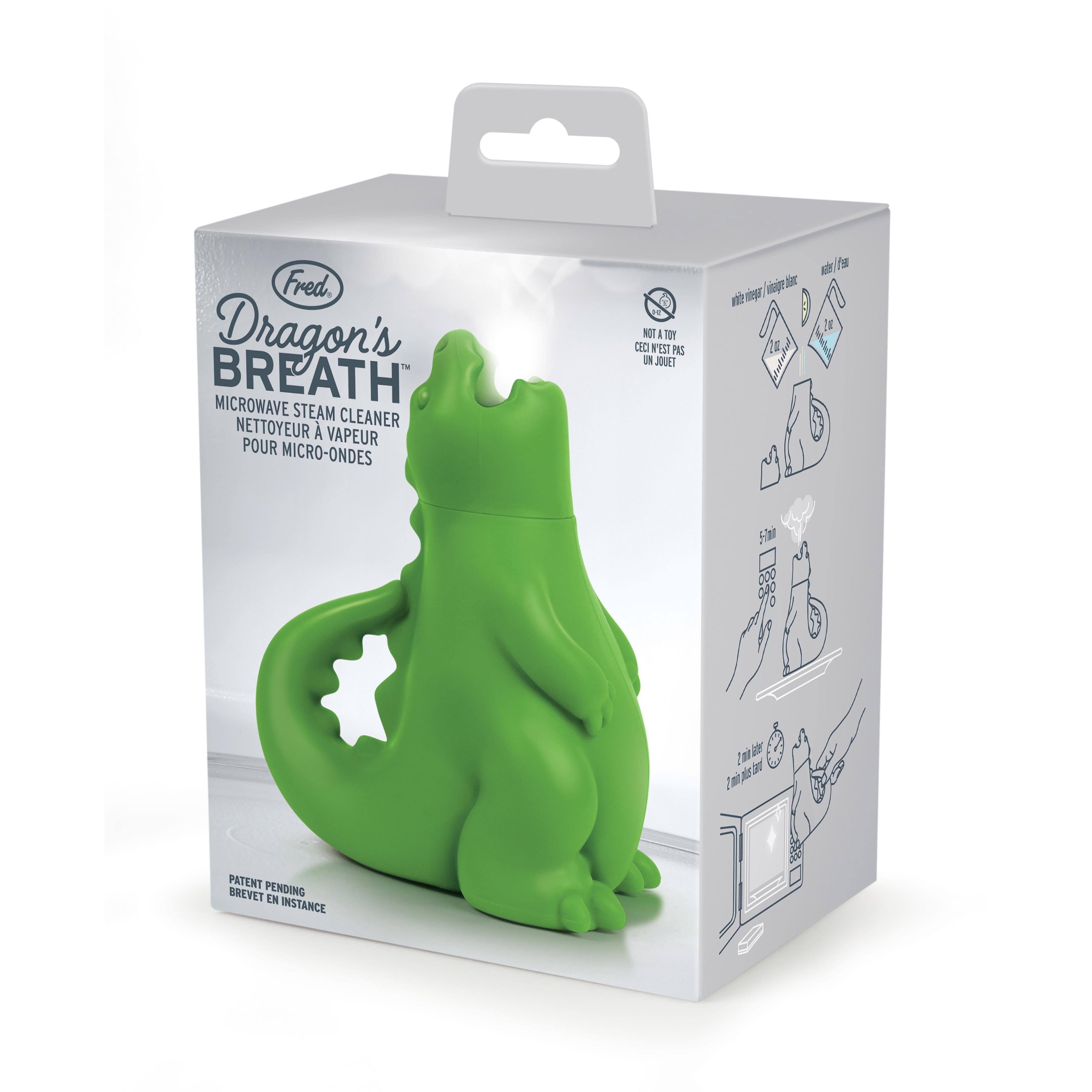 Fred Dragon's Breath Microwave Microwave Steamer Green