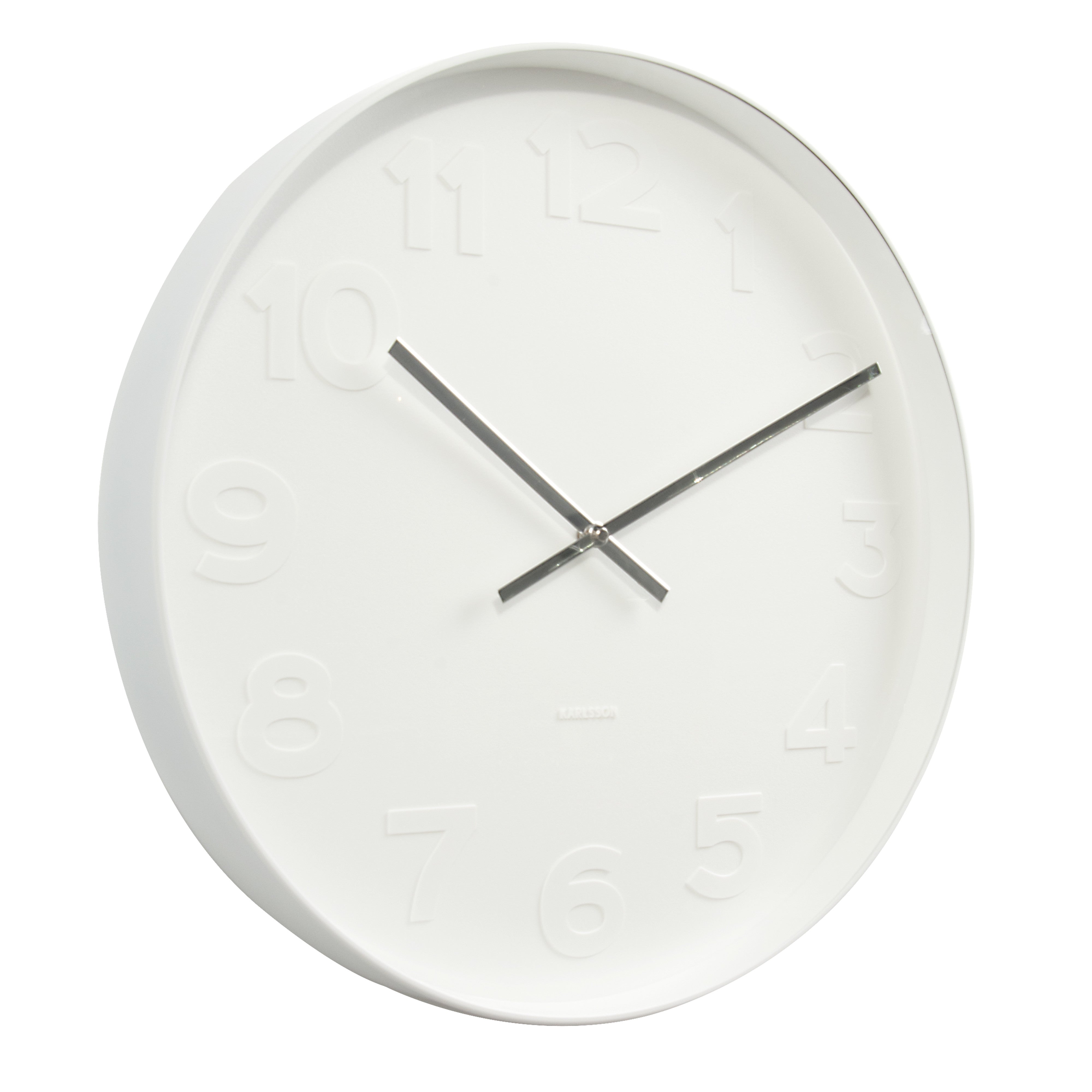 Karlsson Mr White Wall Clock 38cm