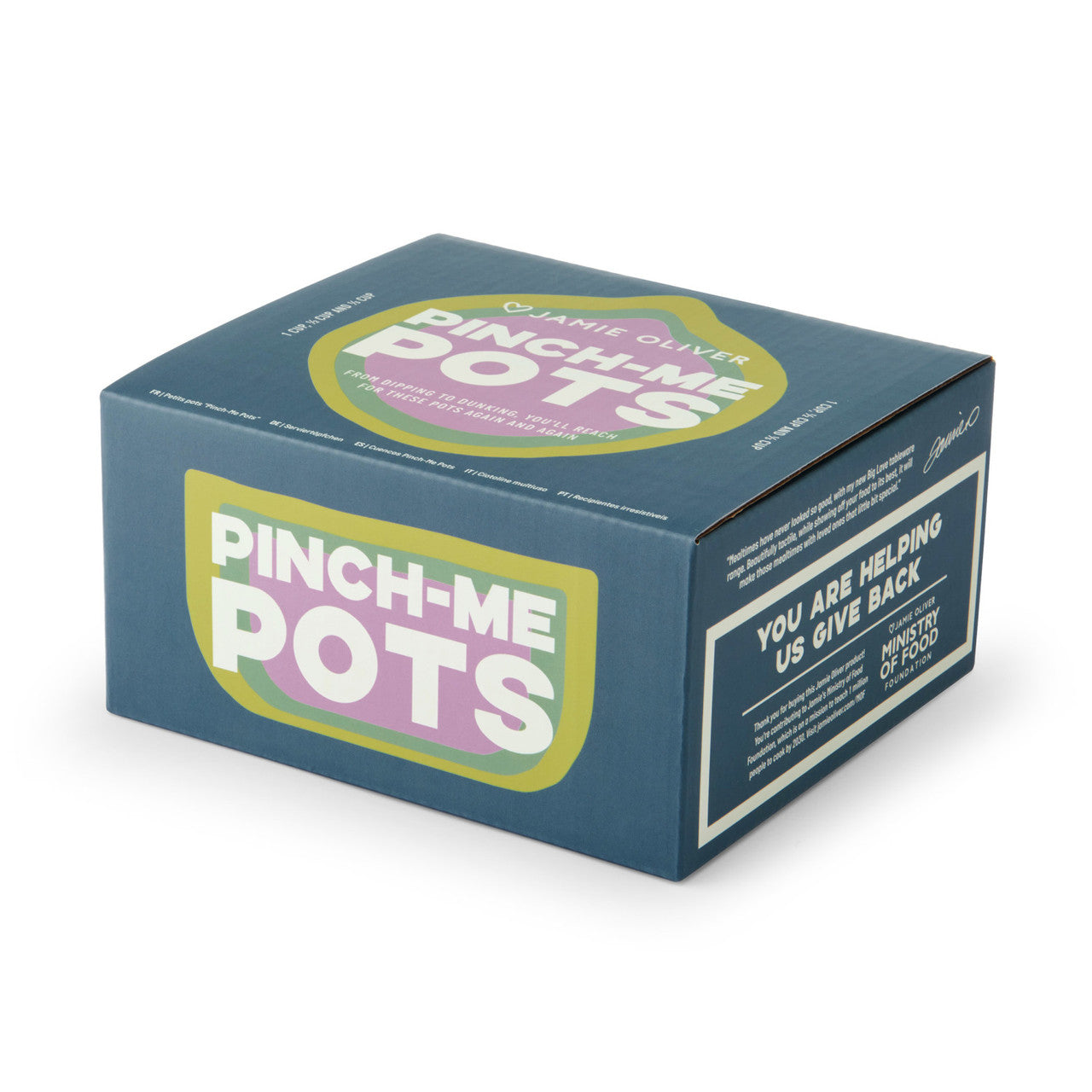 Jamie Oliver Big Love Pinch-Me Pots Set of 3