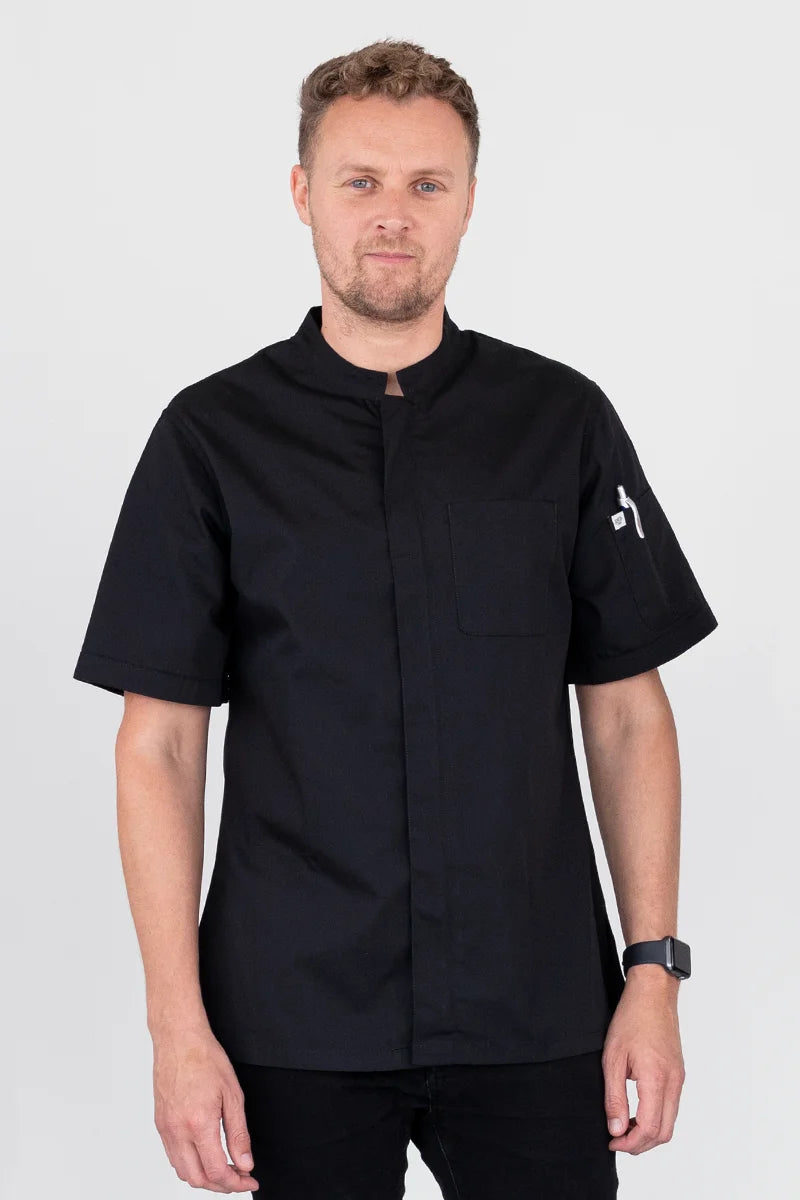 Aussie Chef Arli Black Jacket - M