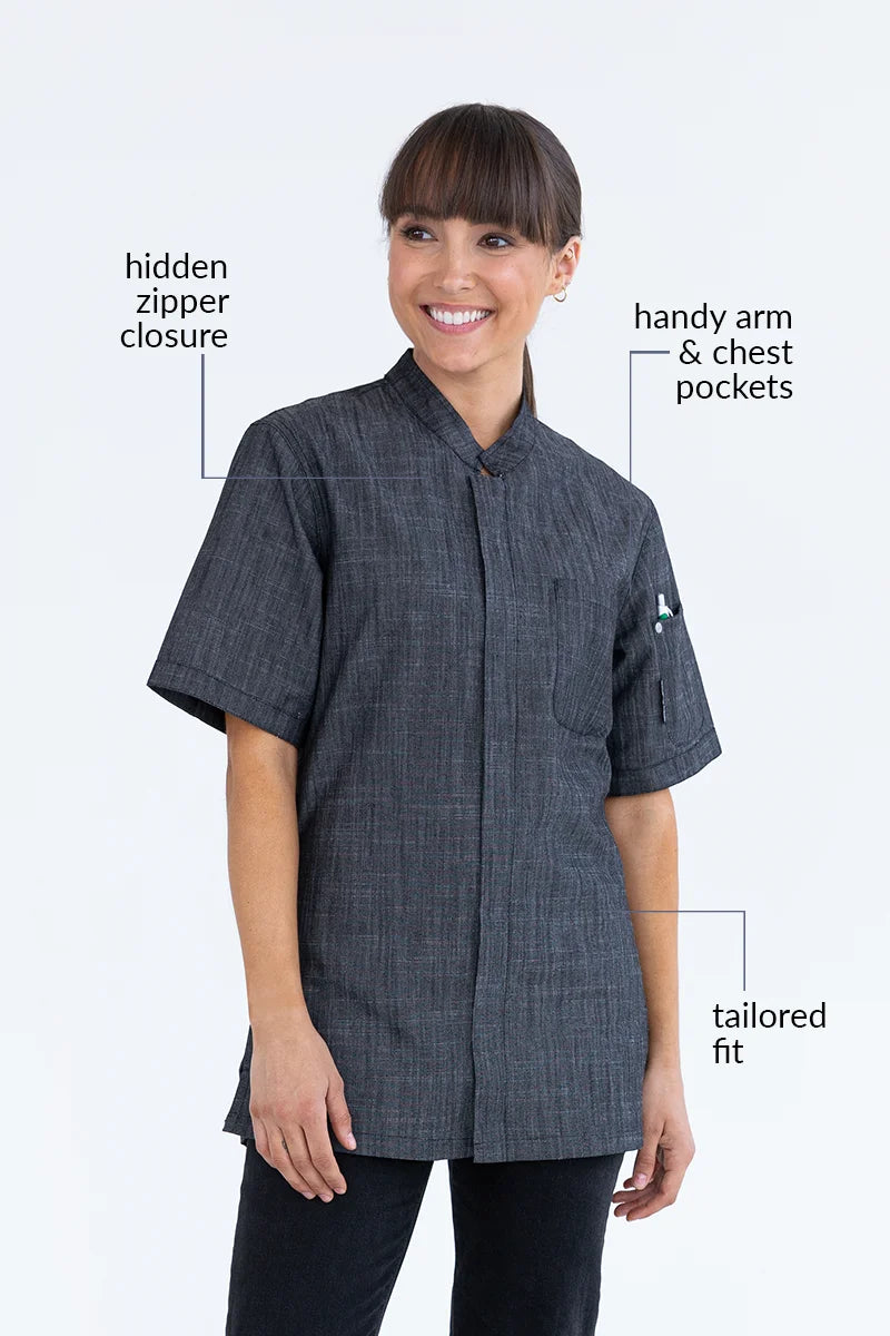 Aussie Chef Arli Charcoal Jacket - XL