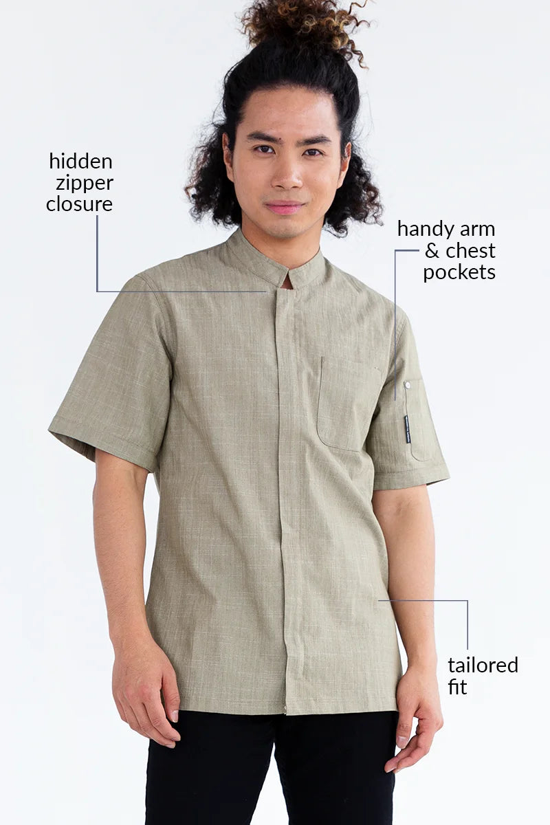 Aussie Chef Arli Latte Jacket - 2XL