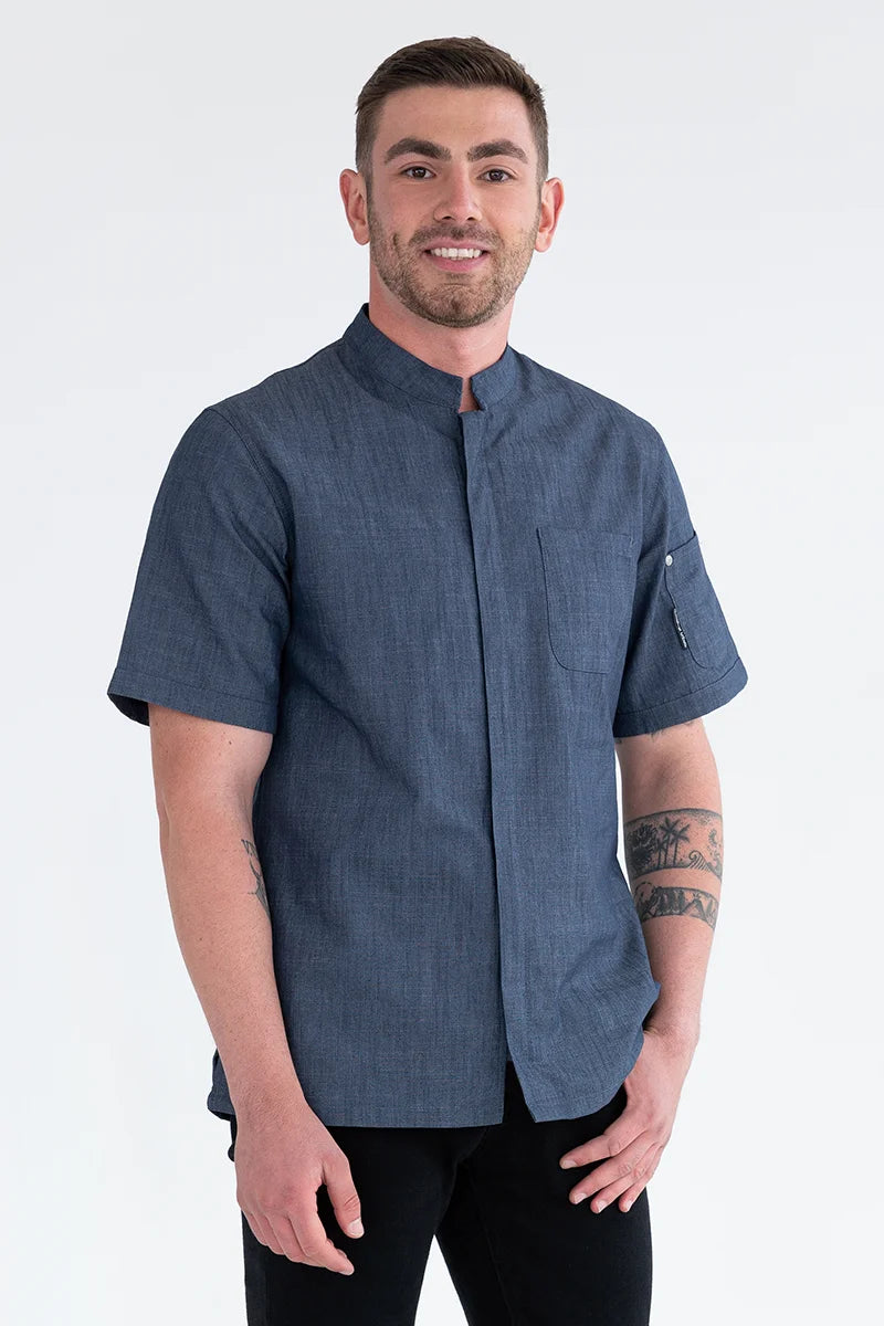 Aussie Chef Arli Navy Blue Jacket - L