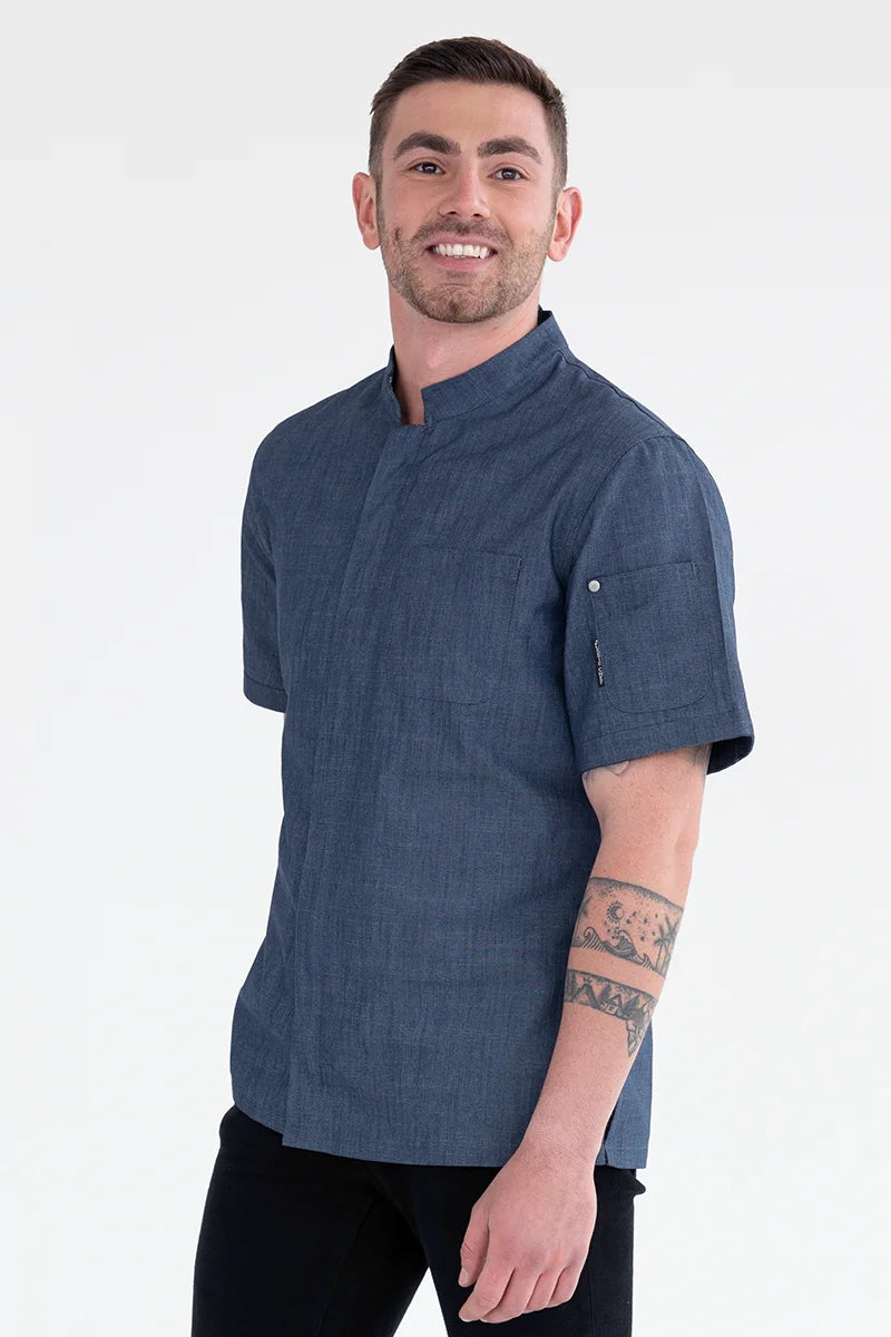 Aussie Chef Arli Navy Blue Jacket - S