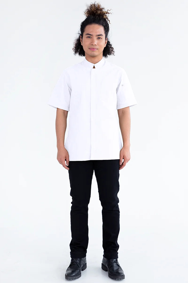 Aussie Chef Arli White Jacket - S