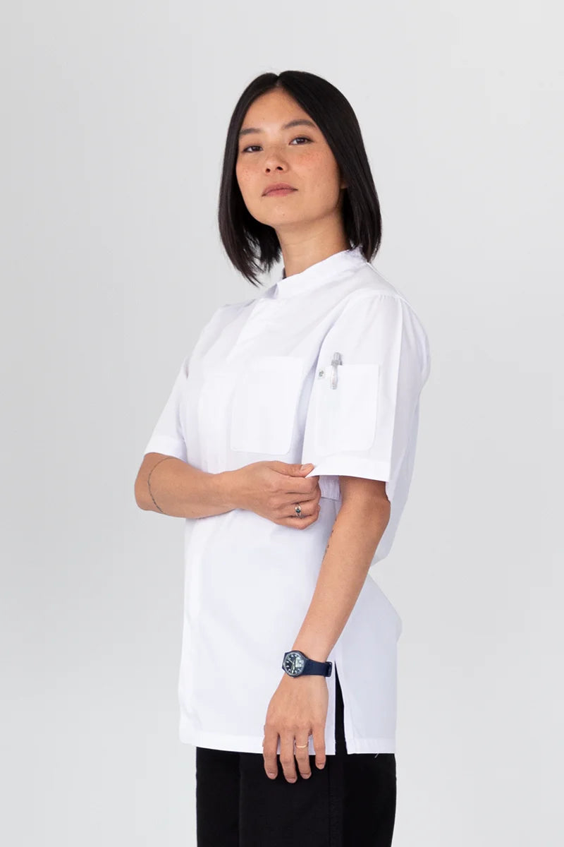 Aussie Chef Arli White Jacket - L