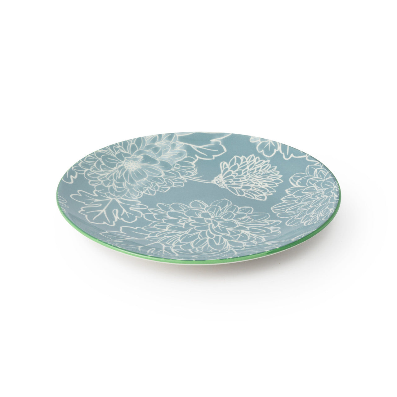 Mikasa Stoneware Side Plate 18cm (Grey Floral)