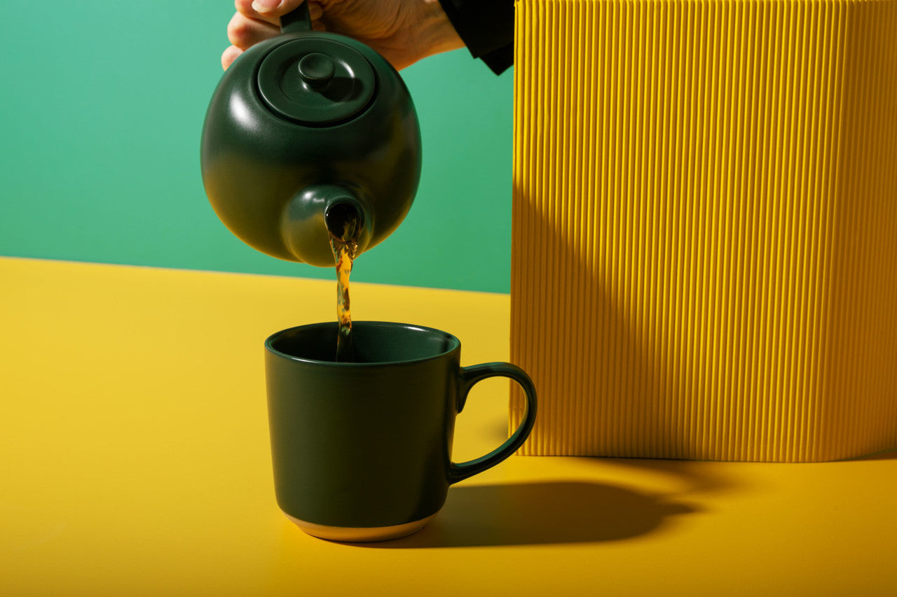 La Cafetière Ceramic Coffee Mug 350ml (Green)