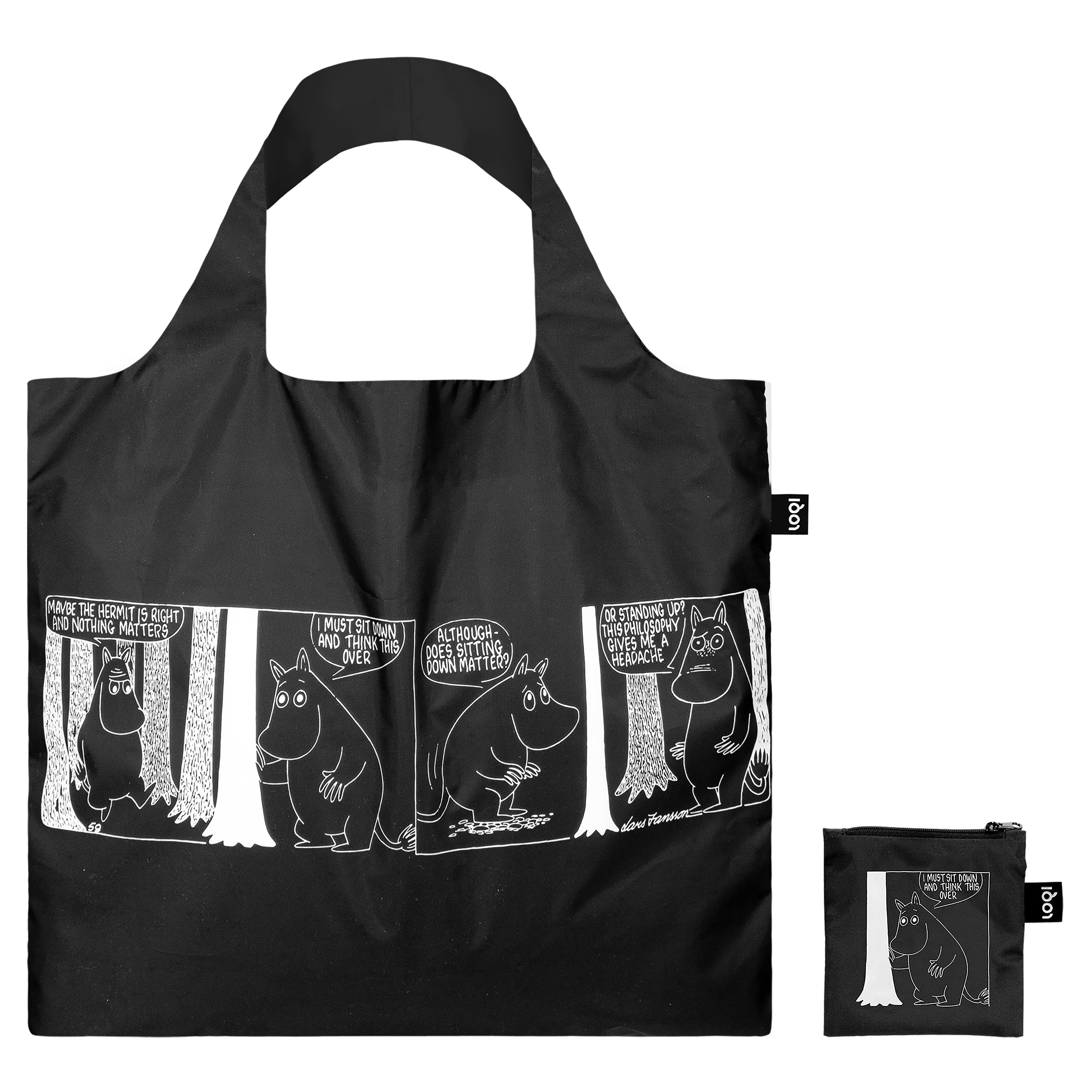 LOQI Moomin Comic Adventures Tote Bag