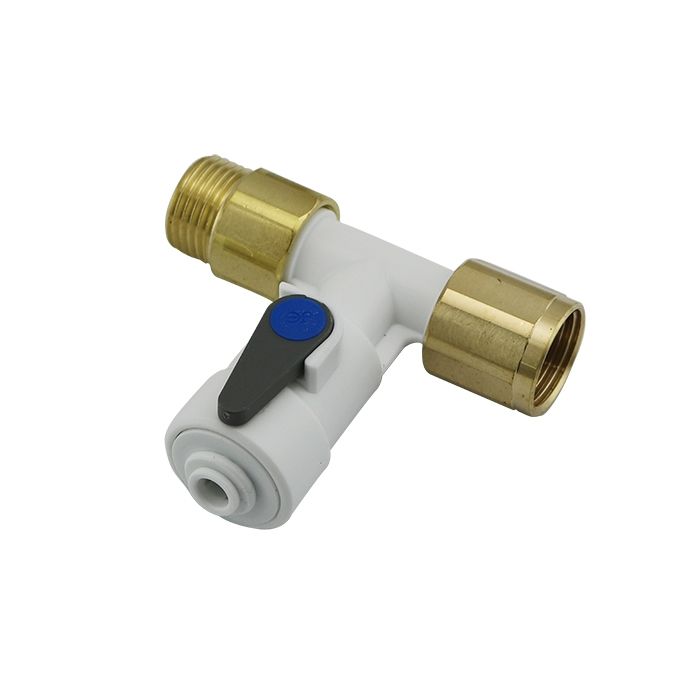 John Guest Angled Stop Valve - 1/4" x 1/2" BSP