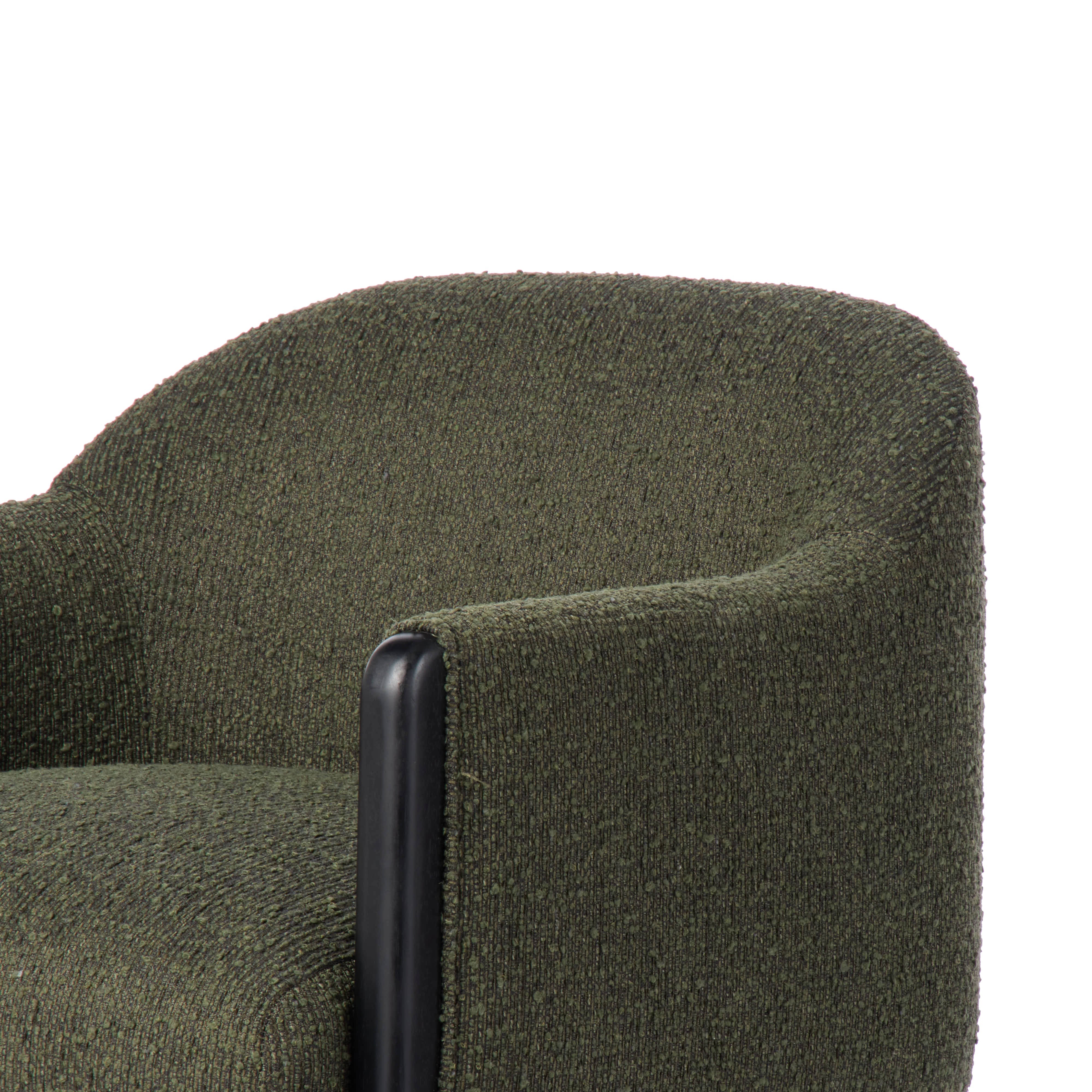 Amalfi Ollie Armchair Green & Black