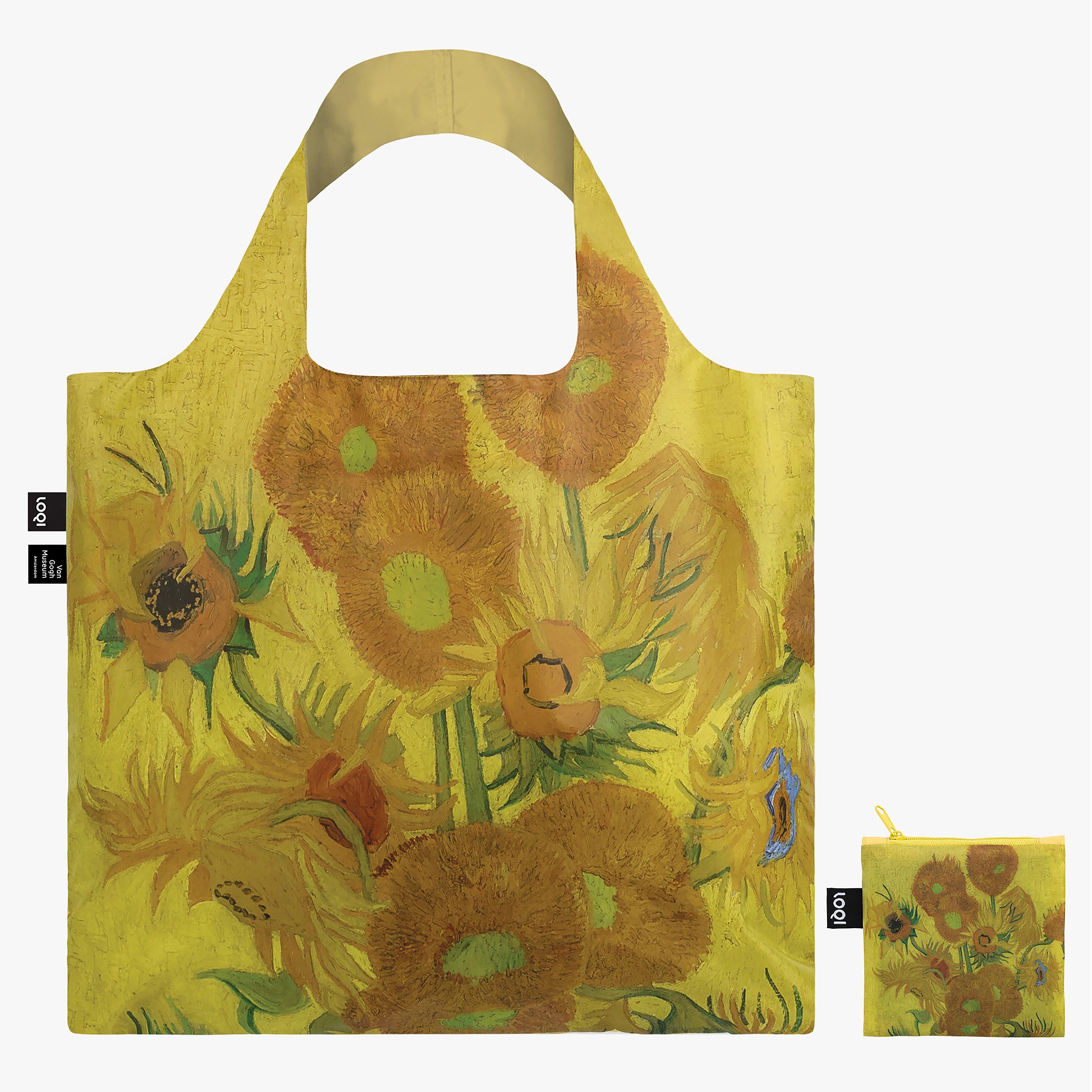 LOQI Van Gogh Sunflowers Tote Bag