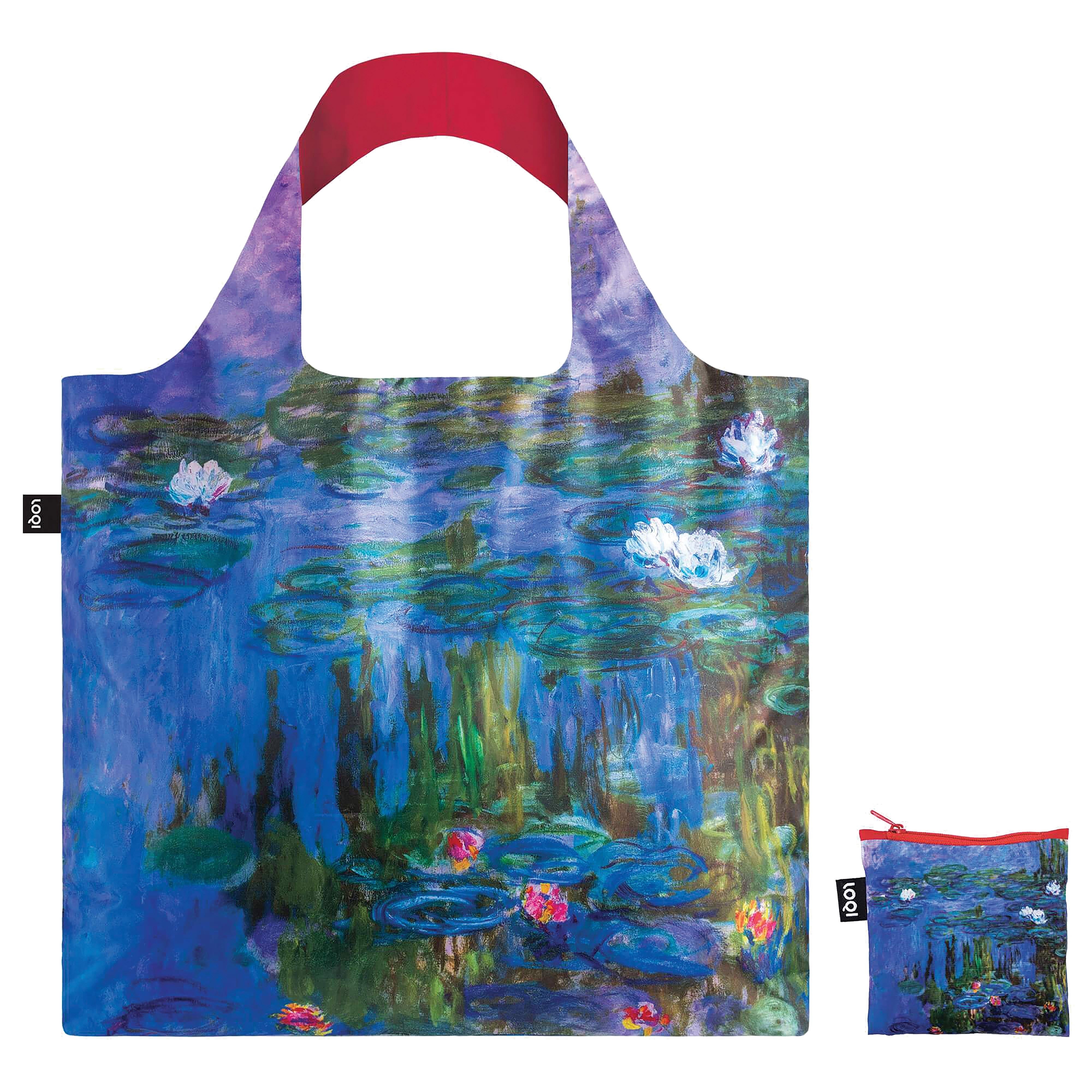 LOQI Monet Water Lilies Tote Bag