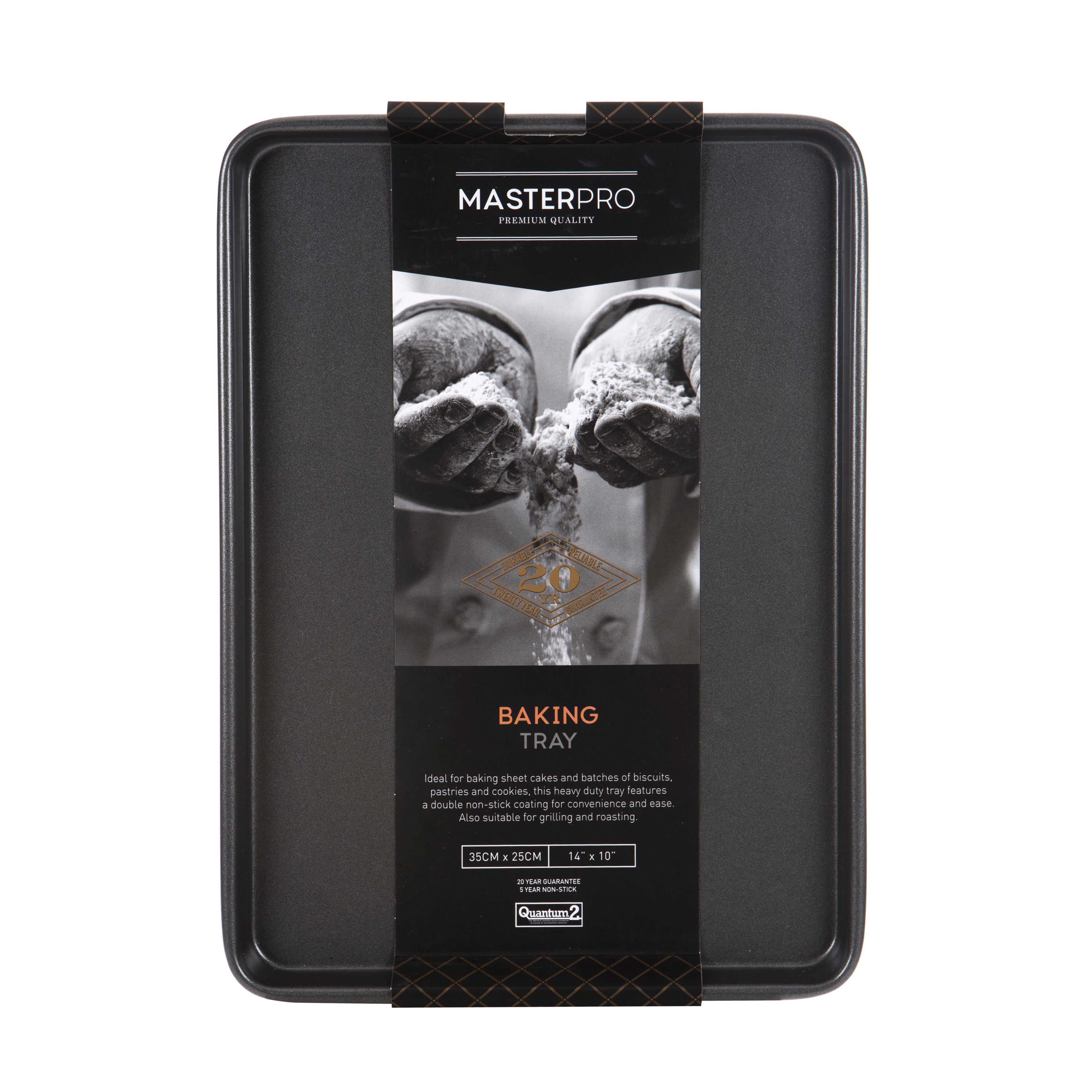 MasterPro Non-Stick Baking Tray 33x23cm