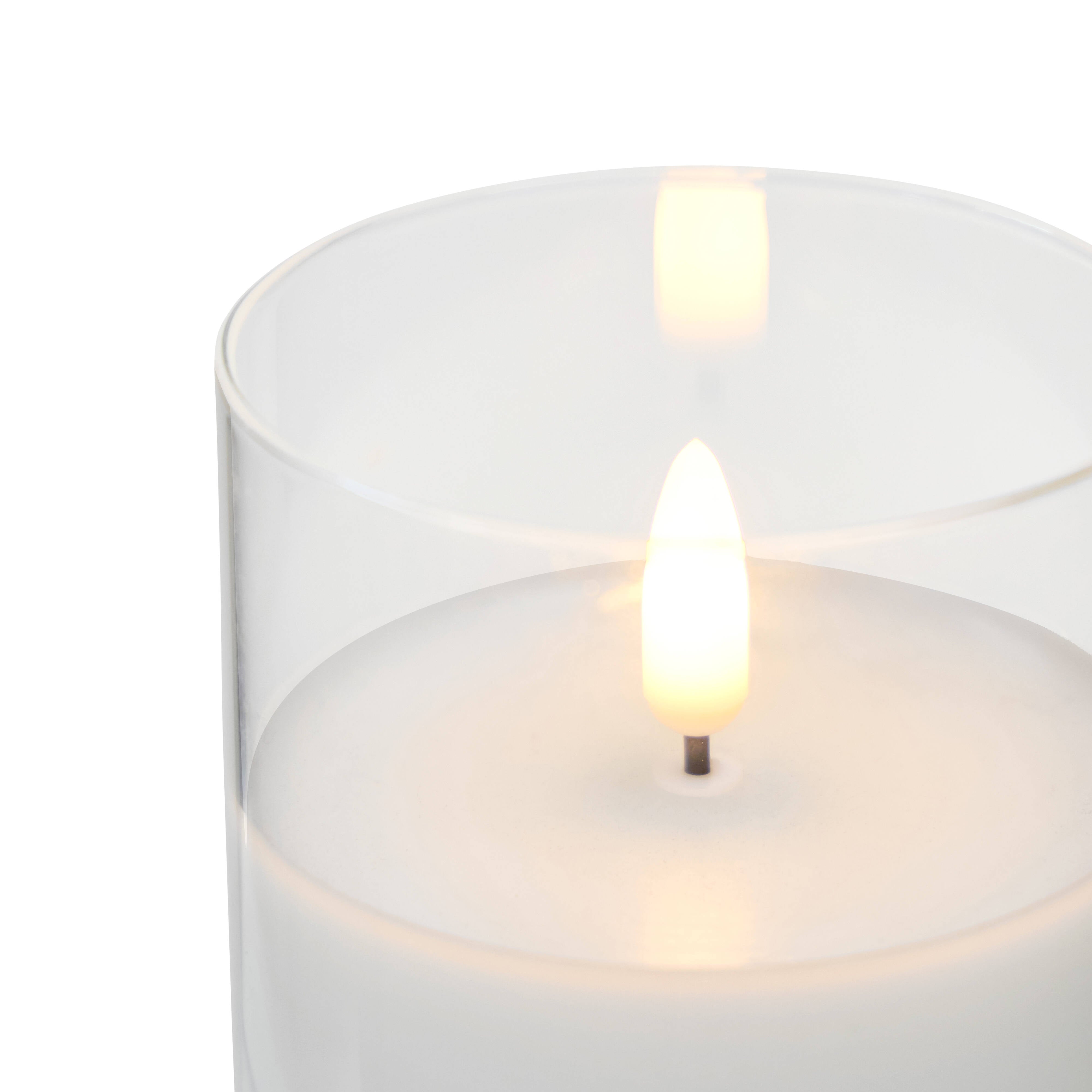 Rogue Glass Unaflame Candle 3pcs Set Clear