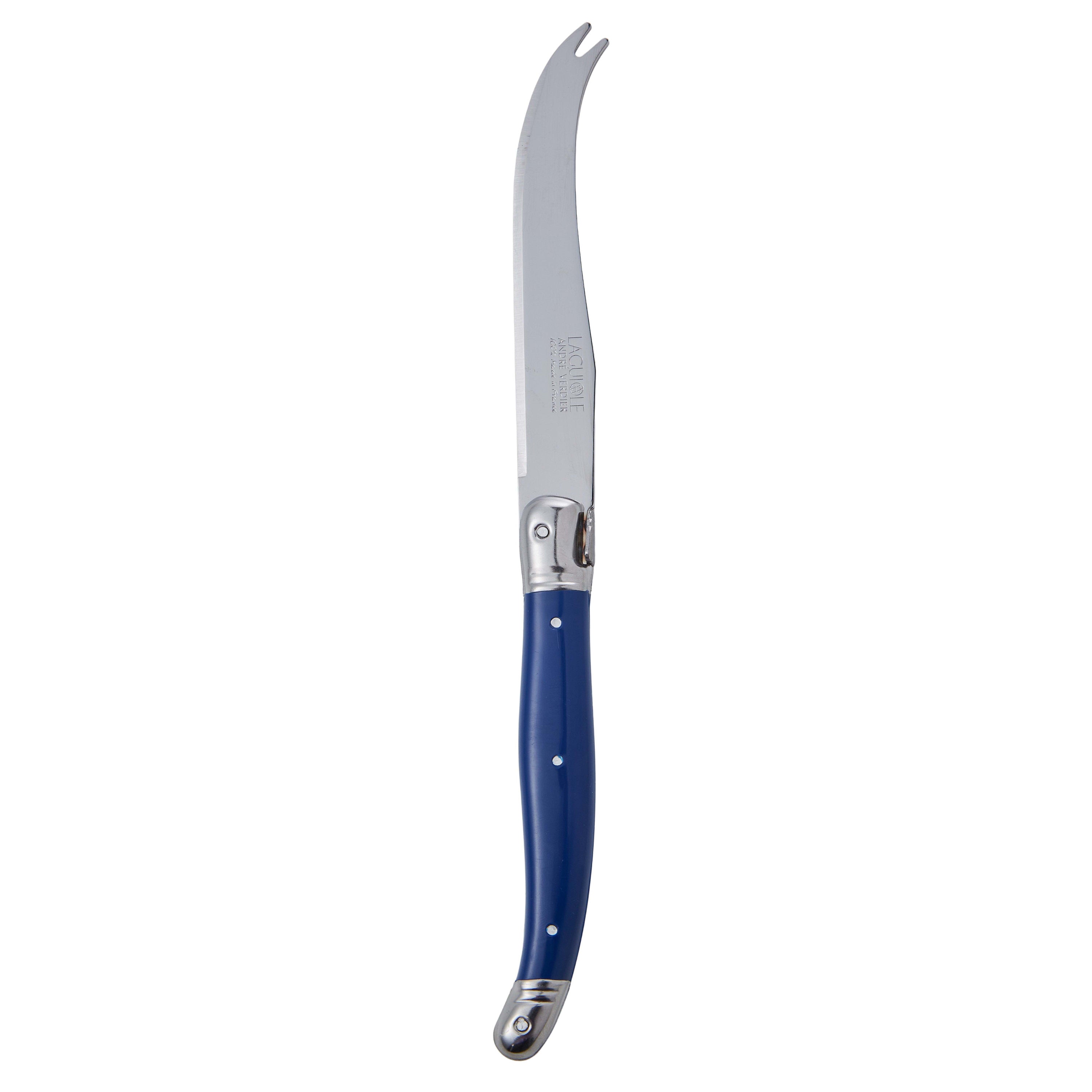 Laguiole André Verdier Debutant Cheese Knife Blue 23cm